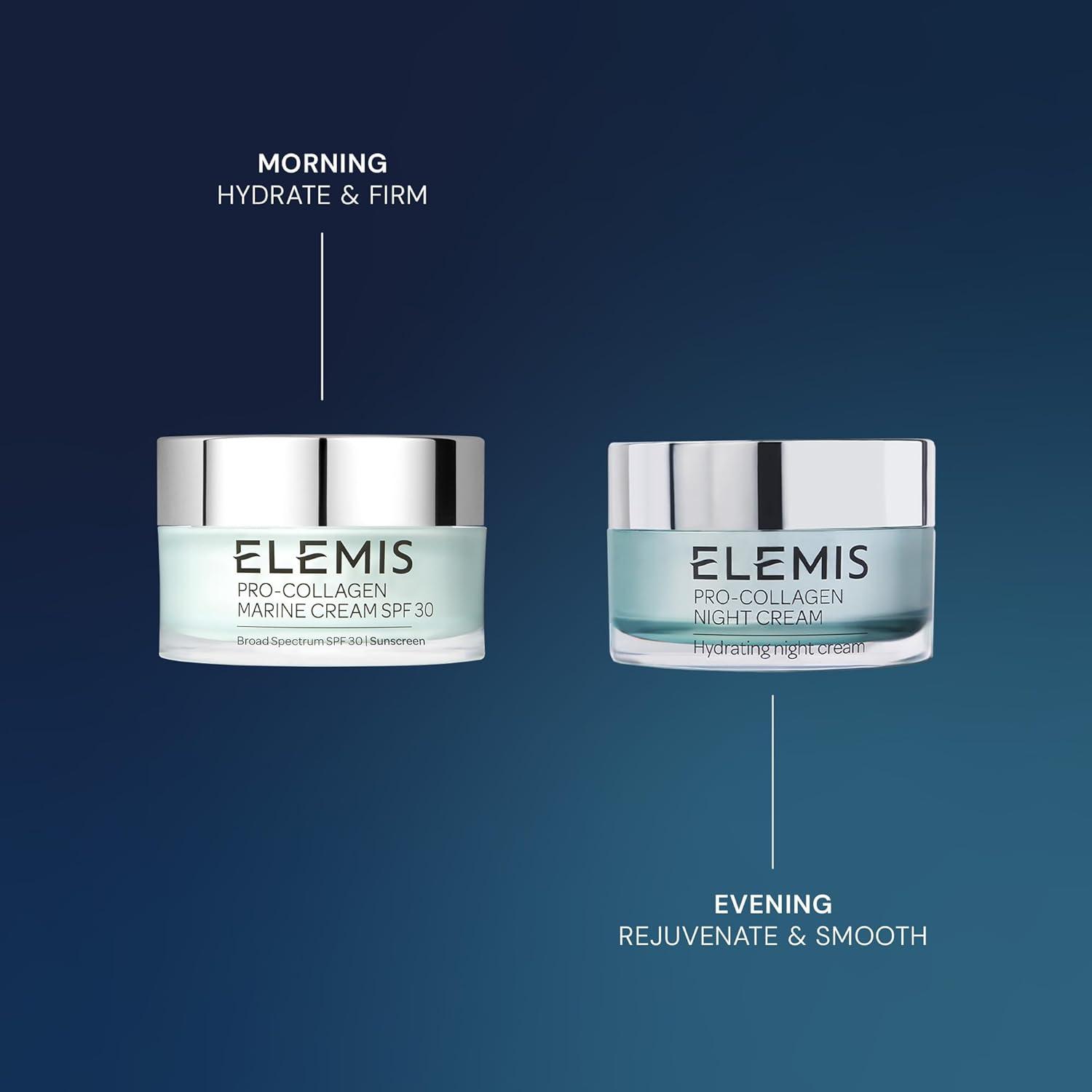 image:imageELEMIS Day amp Night Wonder Duo ProCollagen Marine Cream SPF 30 amp Night Cream AntiAging Hydrating Skincare Set for Day amp Night Moisturization
