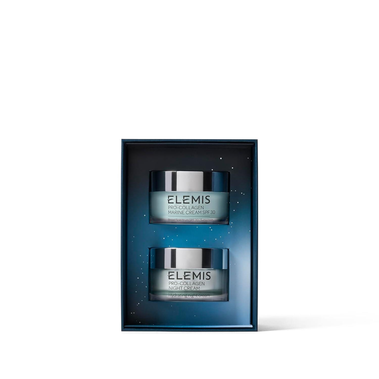 image:imageELEMIS Day amp Night Wonder Duo ProCollagen Marine Cream SPF 30 amp Night Cream AntiAging Hydrating Skincare Set for Day amp Night Moisturization