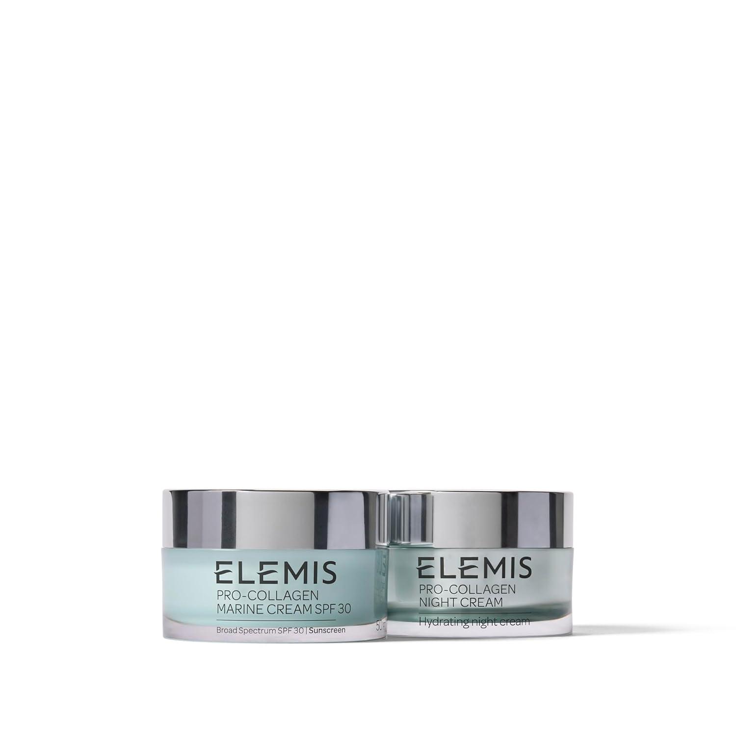image:imageELEMIS Day amp Night Wonder Duo ProCollagen Marine Cream SPF 30 amp Night Cream AntiAging Hydrating Skincare Set for Day amp Night Moisturization