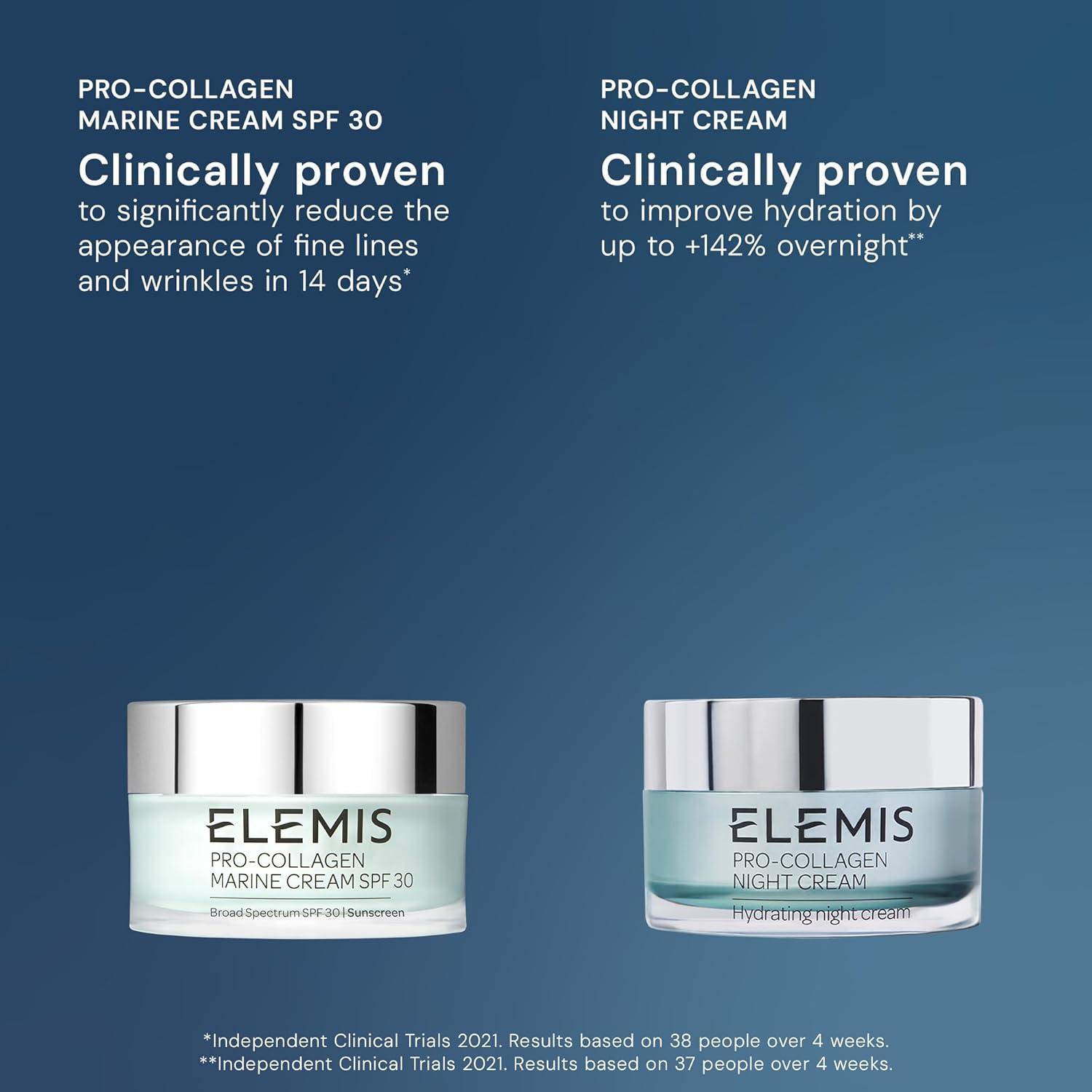 image:imageELEMIS Day amp Night Wonder Duo ProCollagen Marine Cream SPF 30 amp Night Cream AntiAging Hydrating Skincare Set for Day amp Night Moisturization