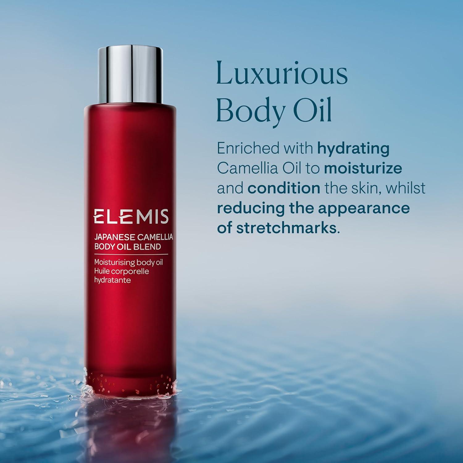 image:imageELEMIS Japanese Camellia Body Oil Blend Luxuriously Lightweight Body Oil Nourishes Conditions and Softens Pregnant and Postpartum Skin 100 mL