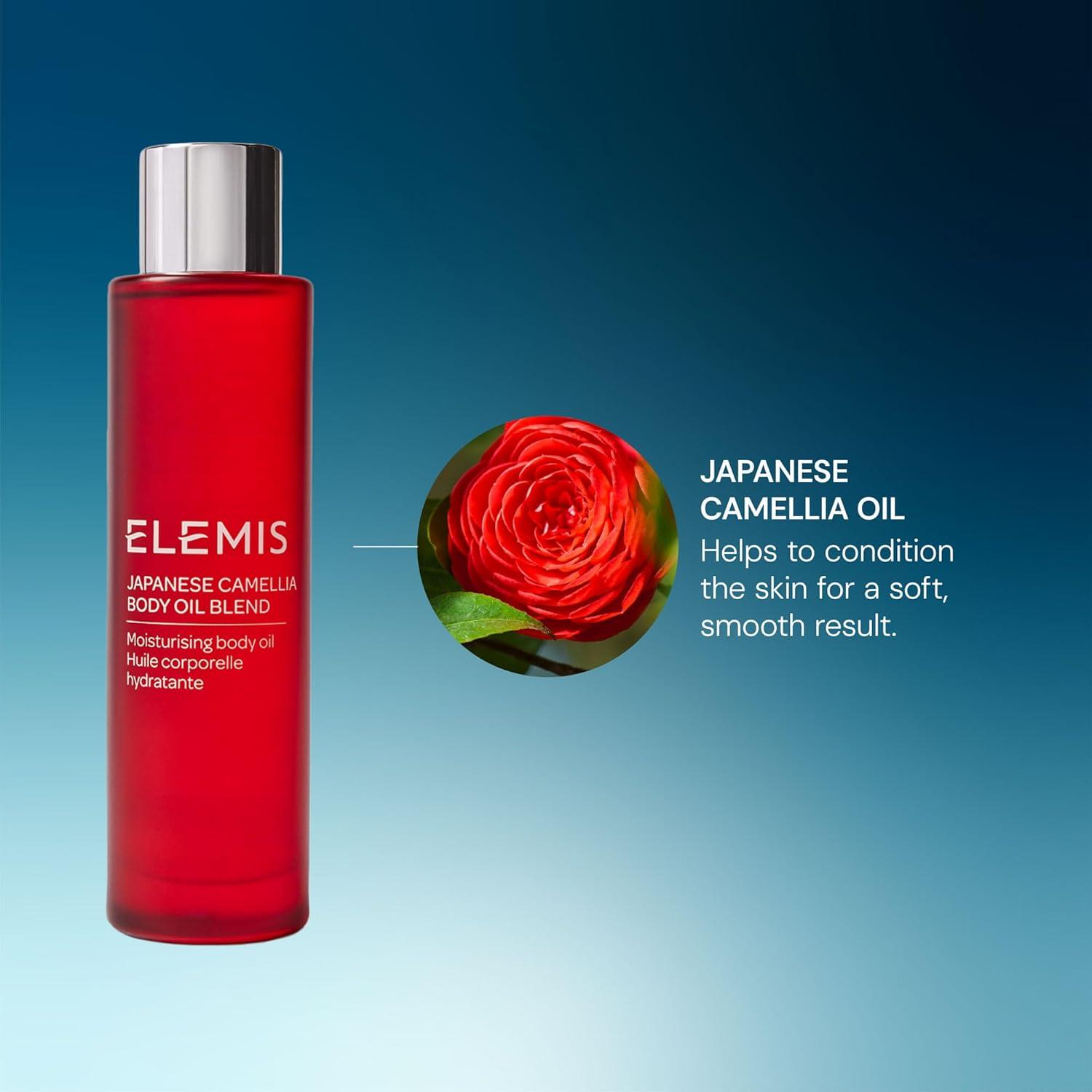 image:imageELEMIS Japanese Camellia Body Oil Blend Luxuriously Lightweight Body Oil Nourishes Conditions and Softens Pregnant and Postpartum Skin 100 mL