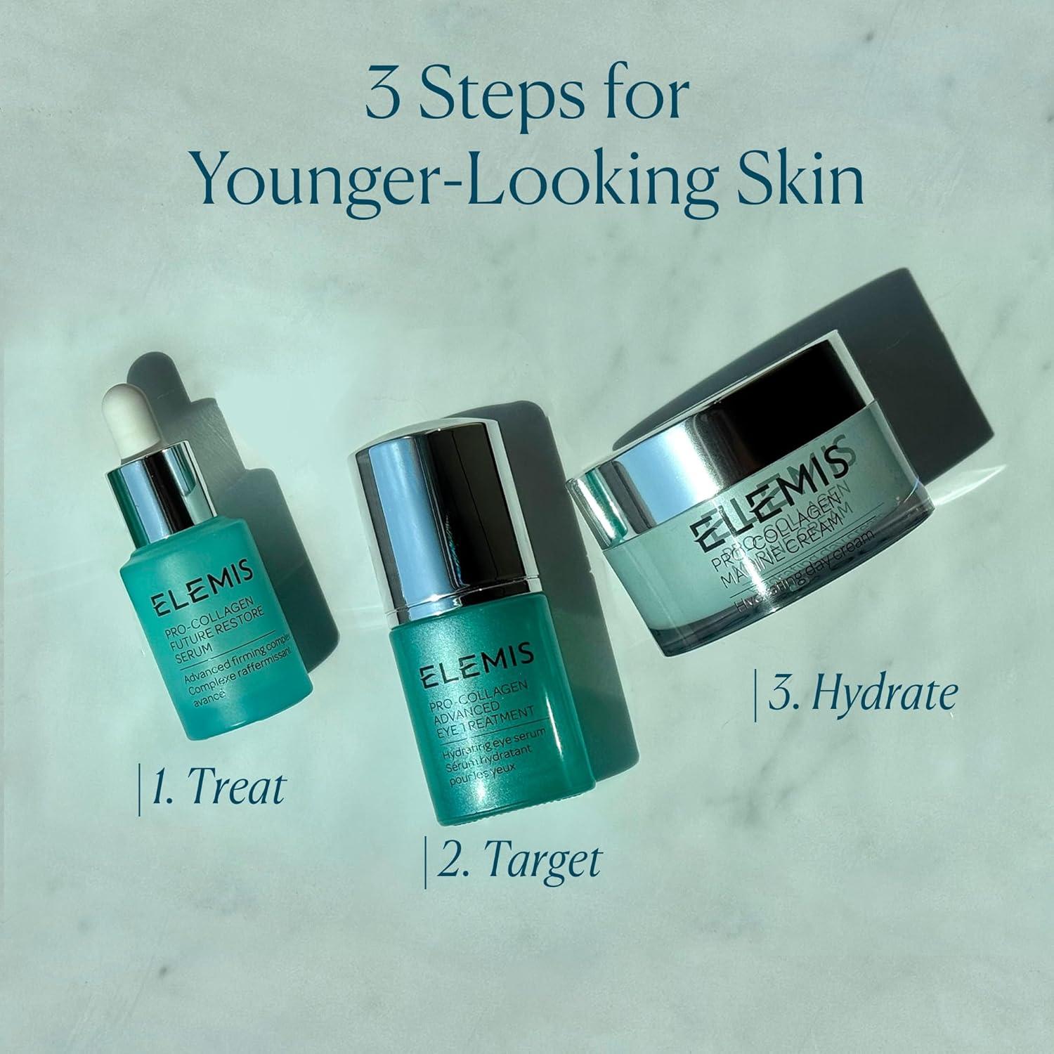 image:imageELEMIS ProCollagen Advanced Eye Treatment 15ml Lightweight Daily AntiWrinkle Eye Serum Firm Smooth amp Deeply Hydrate Delicate Skin AntiAging Serum Fine Lines and Wrinkles Treatment