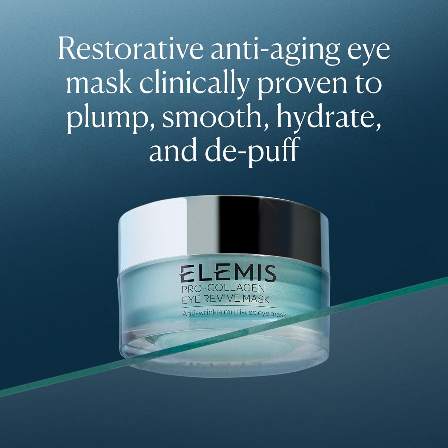 image:imageELEMIS ProCollagen Eye Revive Mask AntiWrinkle MultiUse Treatment Brightens Rejuvenates Plumps and Hydrates for a More Youthful Look05 Fl Oz Pack of 1