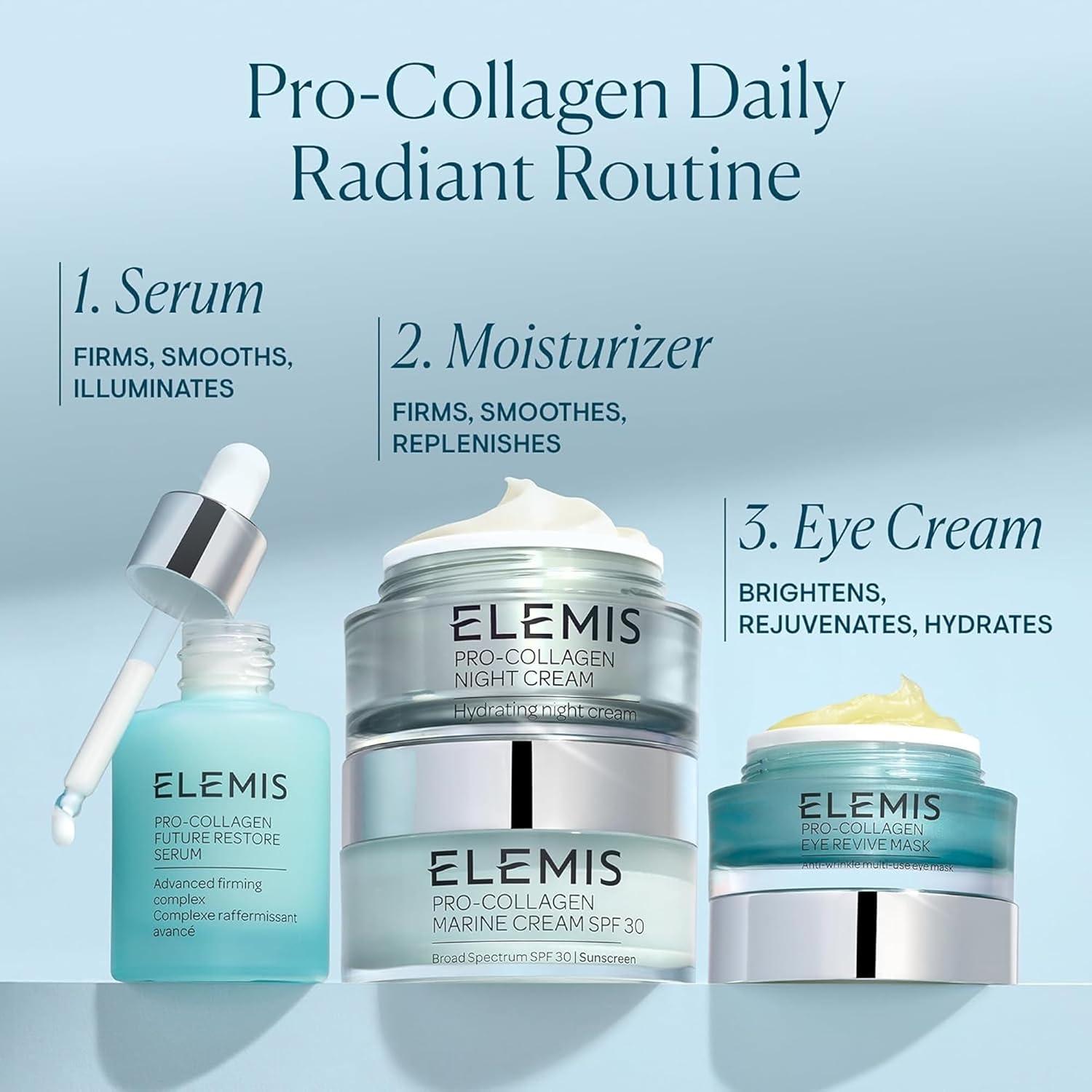 image:imageELEMIS ProCollagen Eye Revive Mask AntiWrinkle MultiUse Treatment Brightens Rejuvenates Plumps and Hydrates for a More Youthful Look05 Fl Oz Pack of 1