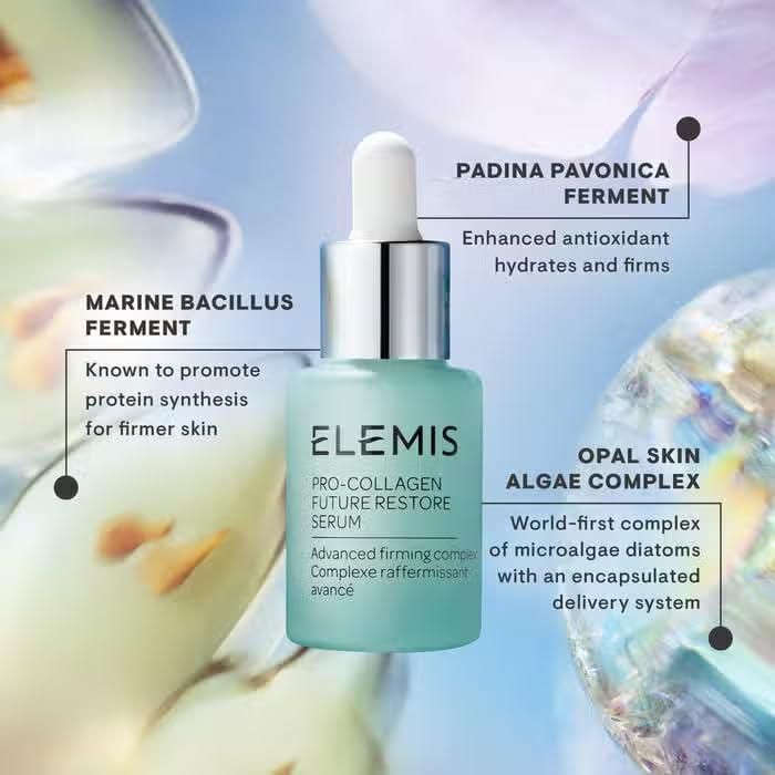 image:imageELEMIS ProCollagen Future Restore Serum Advanced AntiAging Serum to Firm Restore amp Smooth Skin05 Fl Oz Pack of 1
