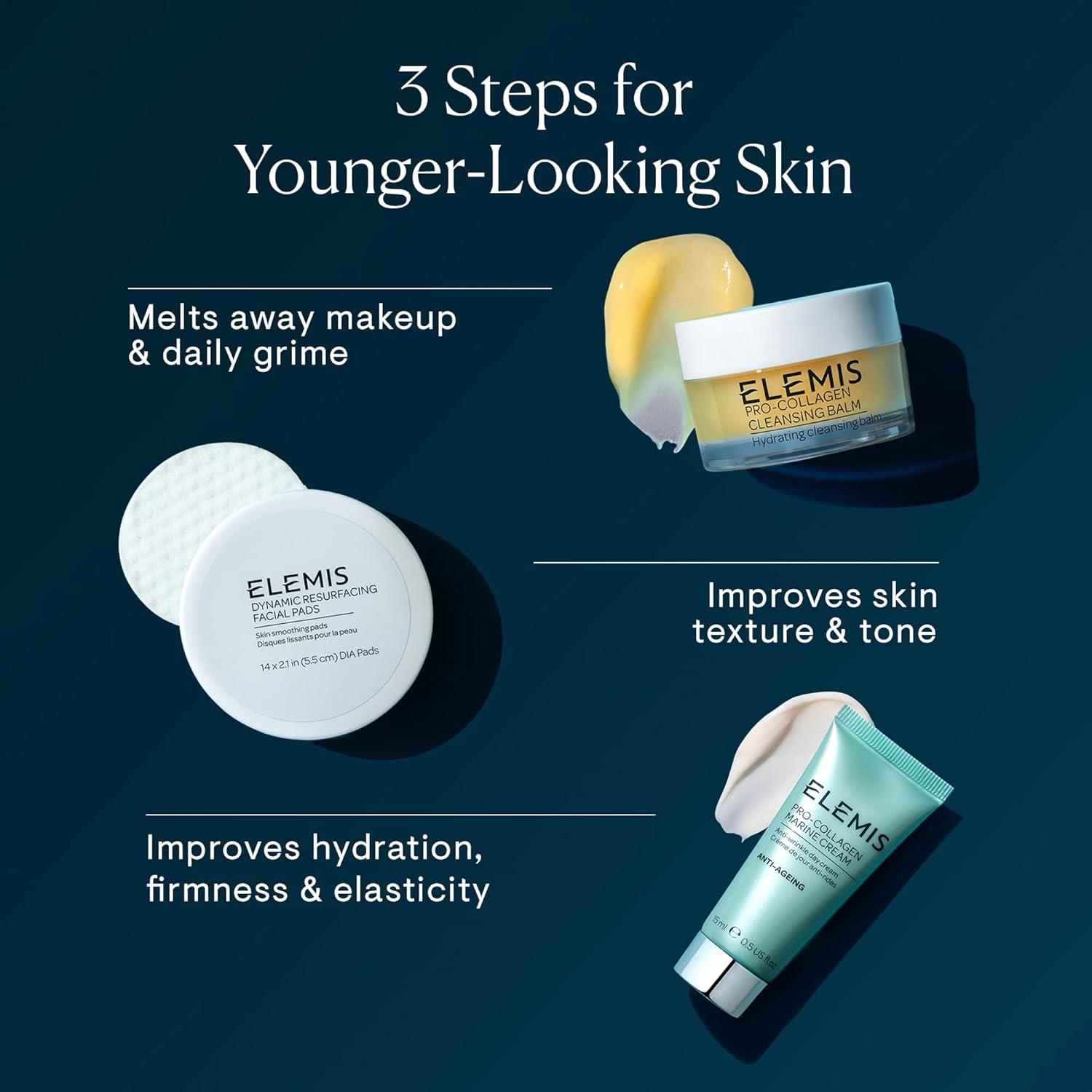 image:imageELEMIS ProCollagen Marine Cream Lightweight AntiWrinkle Daily Facial Moisturizer05 ounce Pack of 1