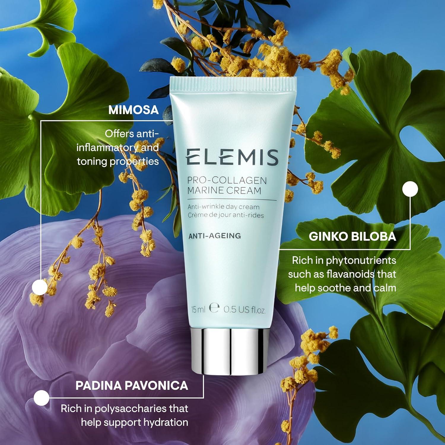 image:imageELEMIS ProCollagen Marine Cream Lightweight AntiWrinkle Daily Facial Moisturizer05 ounce Pack of 1
