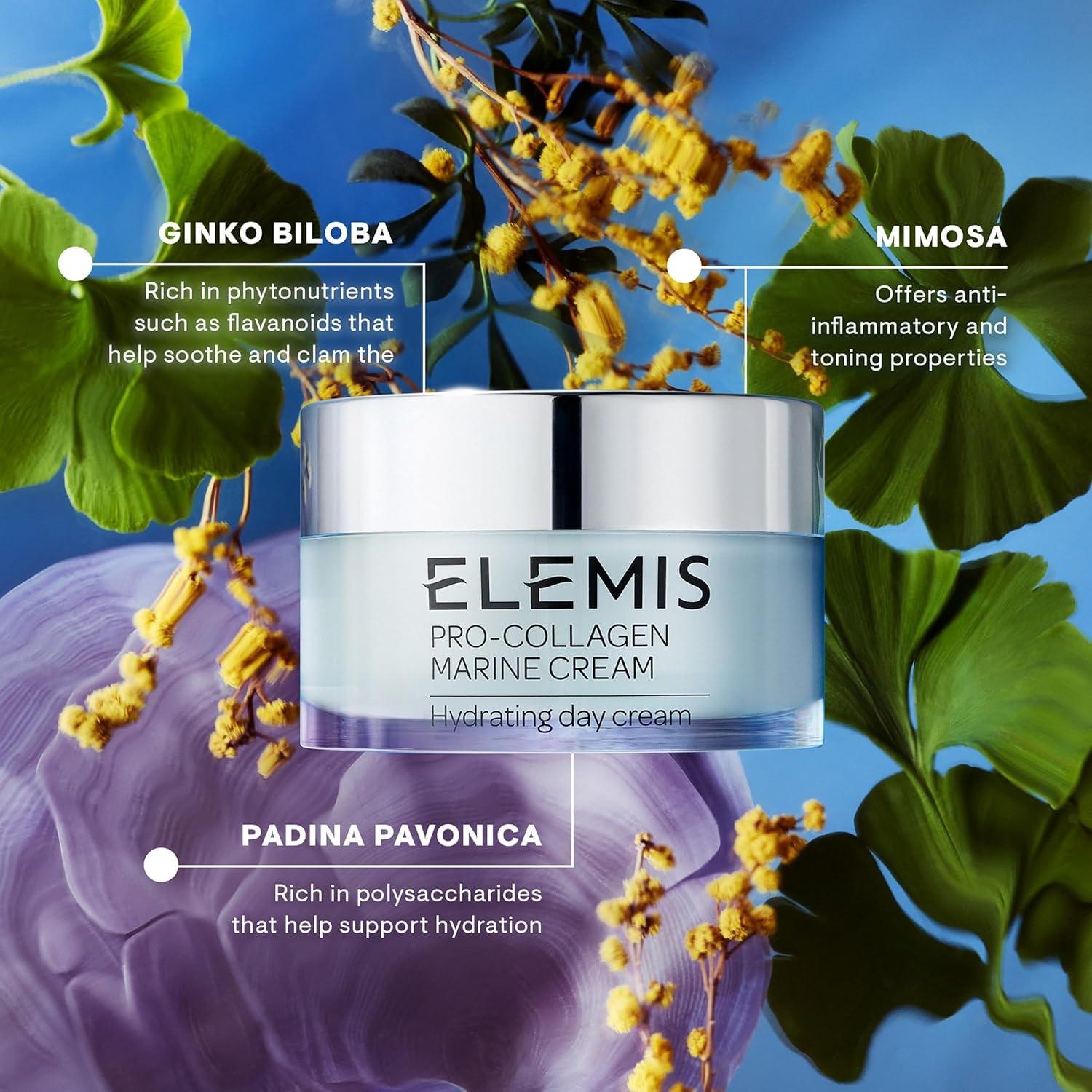 image:imageELEMIS ProCollagen Marine Cream Lightweight AntiWrinkle Daily Facial Moisturizer33 Fl Oz Pack of 1