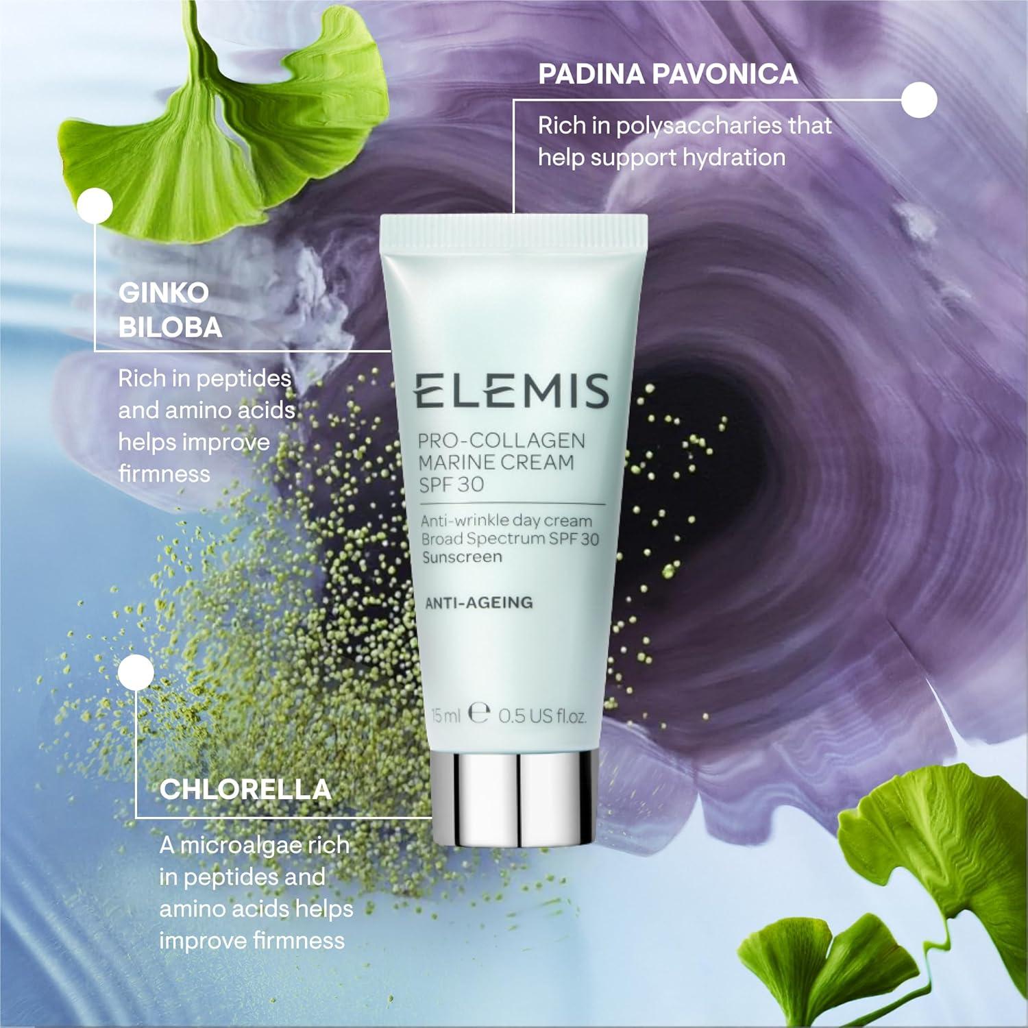 image:imageELEMIS ProCollagen Marine Cream SPF 30 Lightweight AntiWrinkle Daily Facial Moisturizer05 Fl Oz Pack of 1