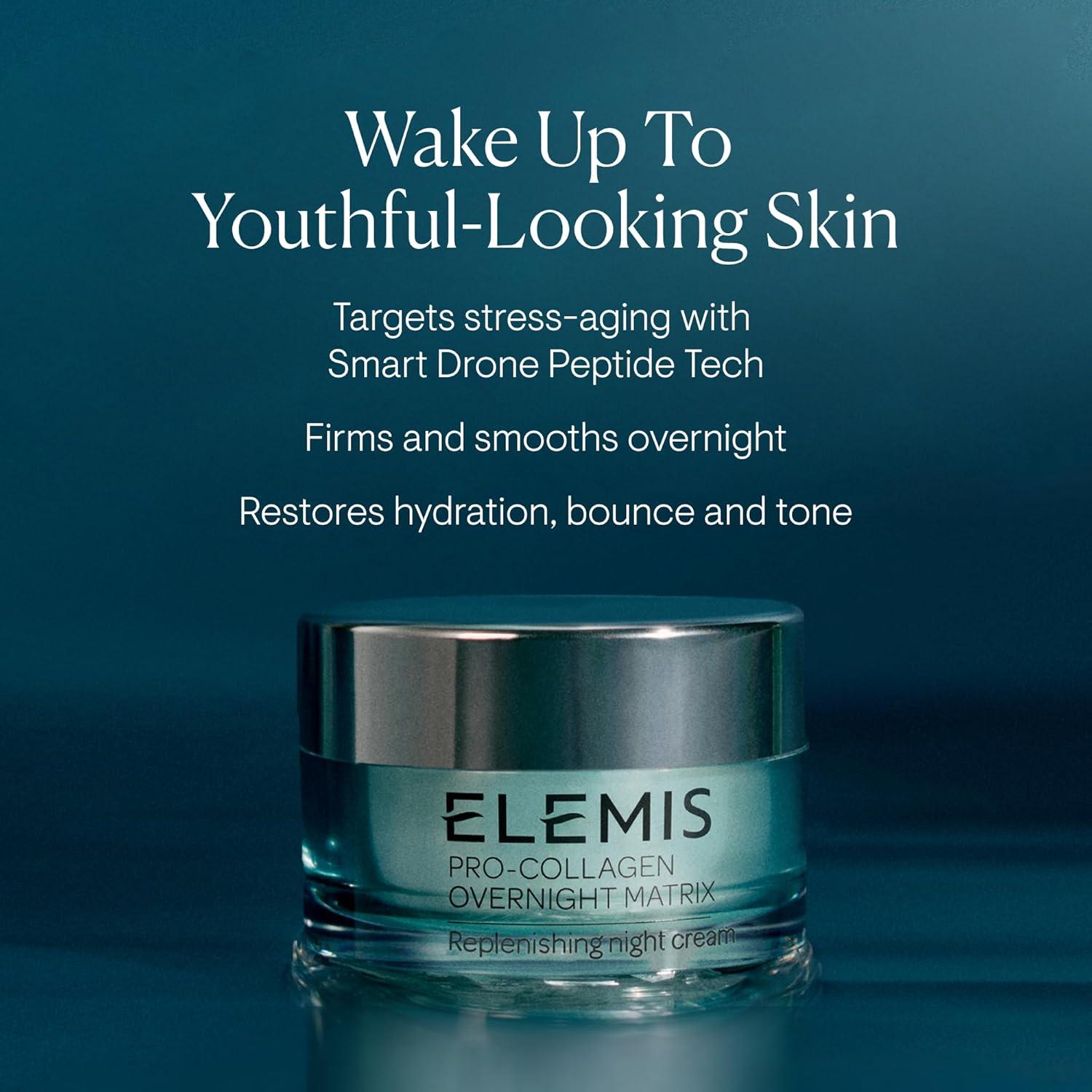 image:imageELEMIS ProCollagen Overnight Matrix Wrinkle Smoothing Night Cream Deeply Hydrates Smoothes Firms and Replenishes StressedLooking Skin17 Fl Oz Pack of 1