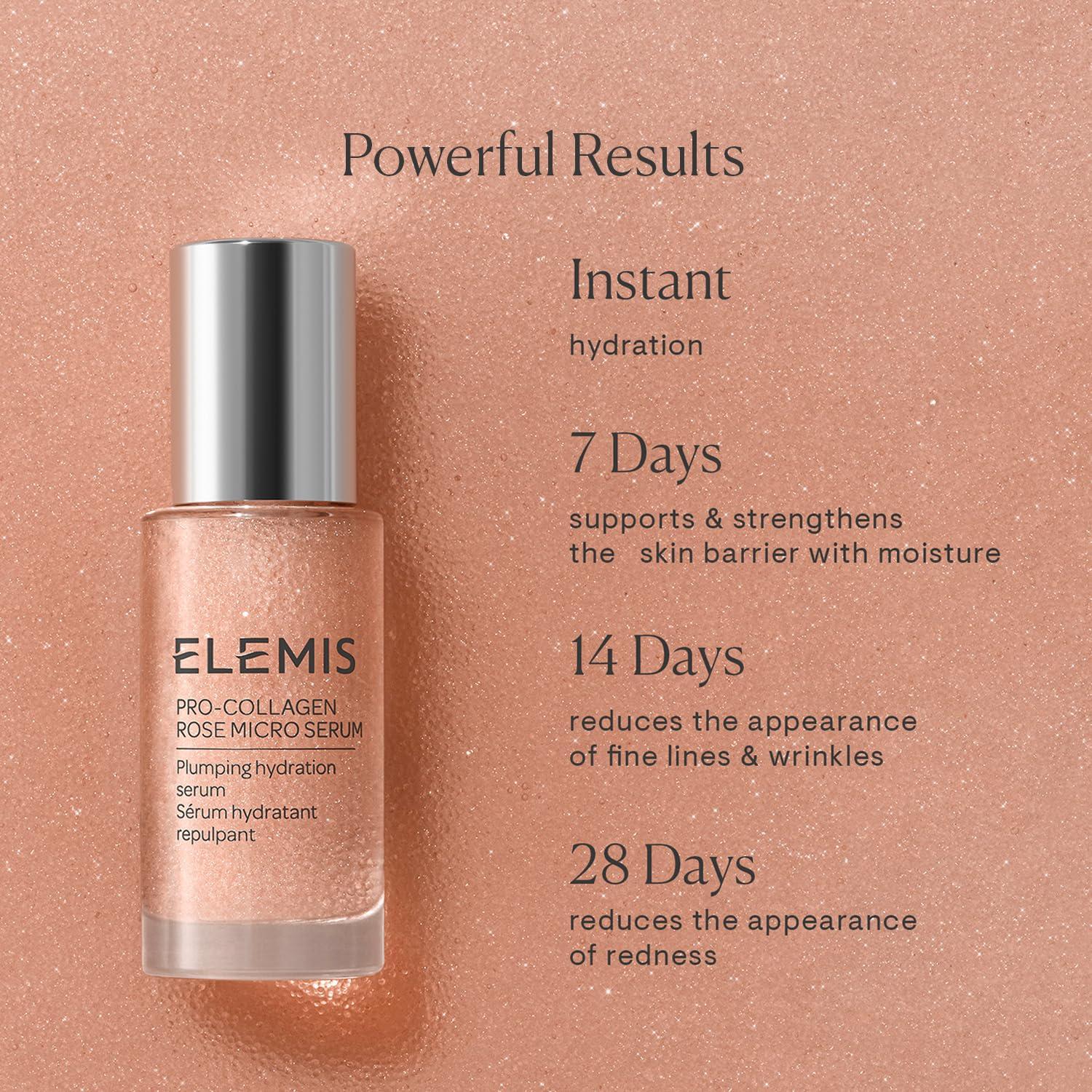 image:imageELEMIS ProCollagen Rose Micro Serum Hydration serum that plumps soothes and nourishes your skin while reducing fine lines amp wrinkles