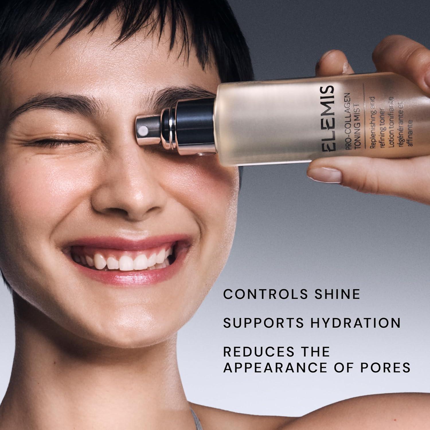 image:imageELEMIS ProCollagen Toning Mist 150ml Hydrating PHA Facial Mist to Refine Pores amp Smooth Skin