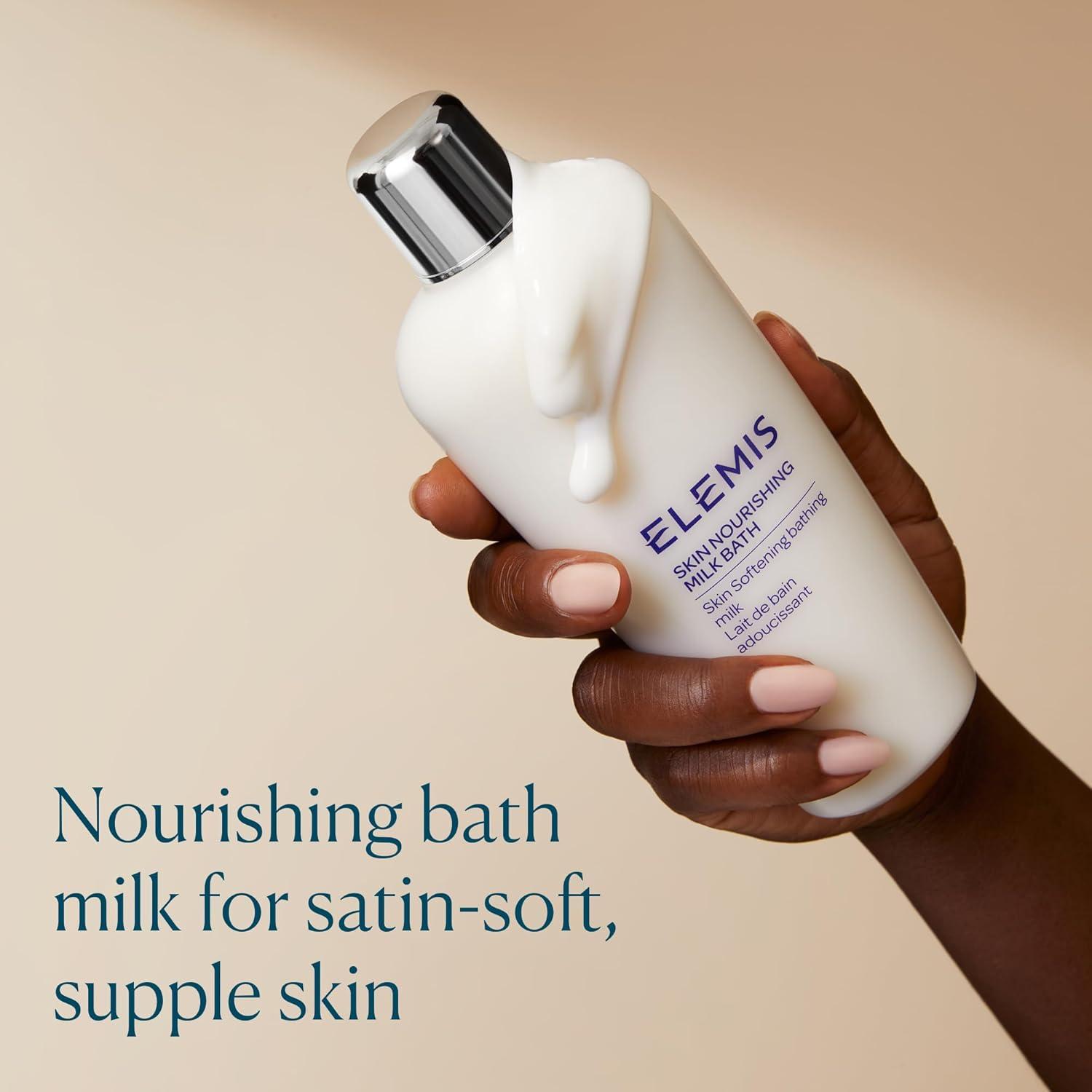 image:imageELEMIS Skin Nourishing Milk Bath 400ml Softening Body Cleanser for Dry Skin Gently Moisturizes amp Soothes with Milk Protein amp Oat Extract