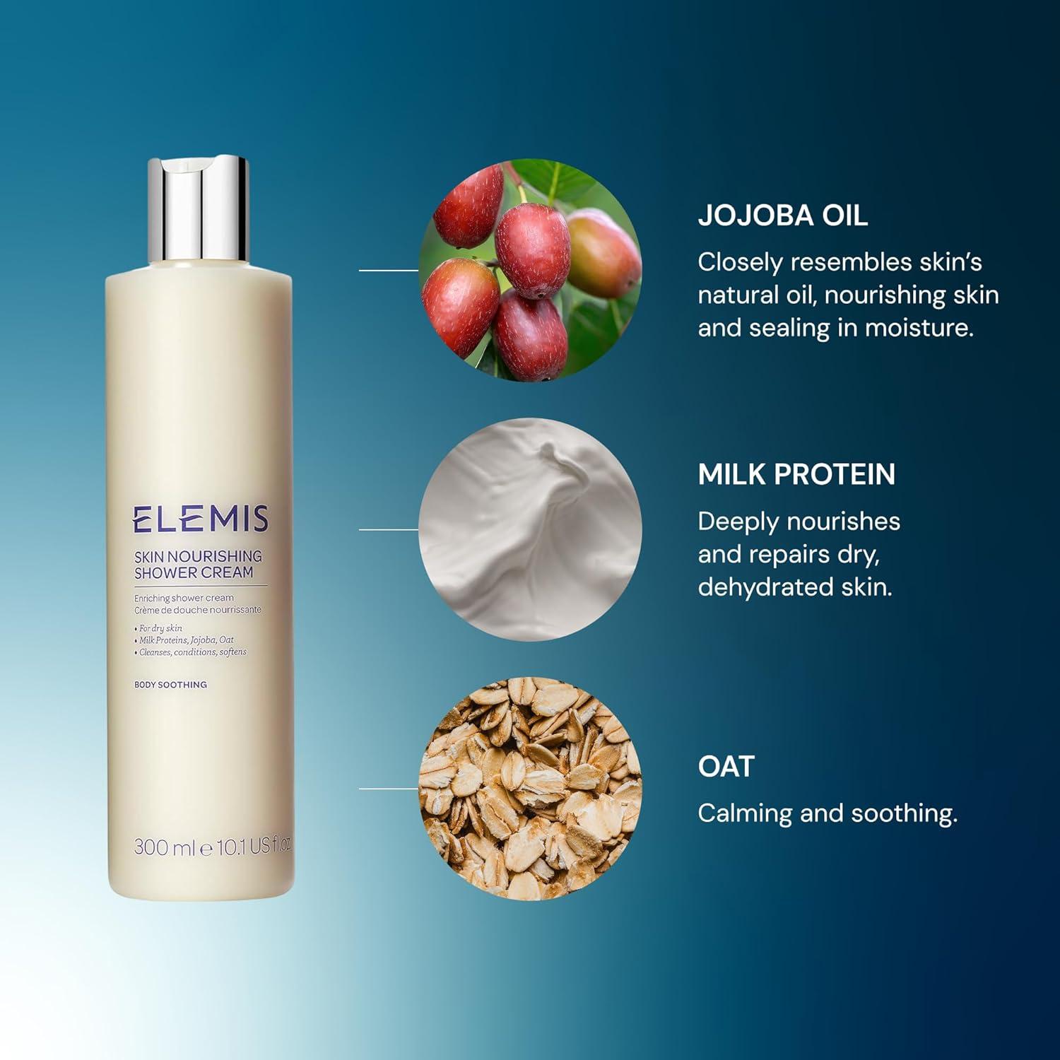 image:imageELEMIS Skin Nourishing Shower Cream Enriching Shower Cream 101 Fl Oz