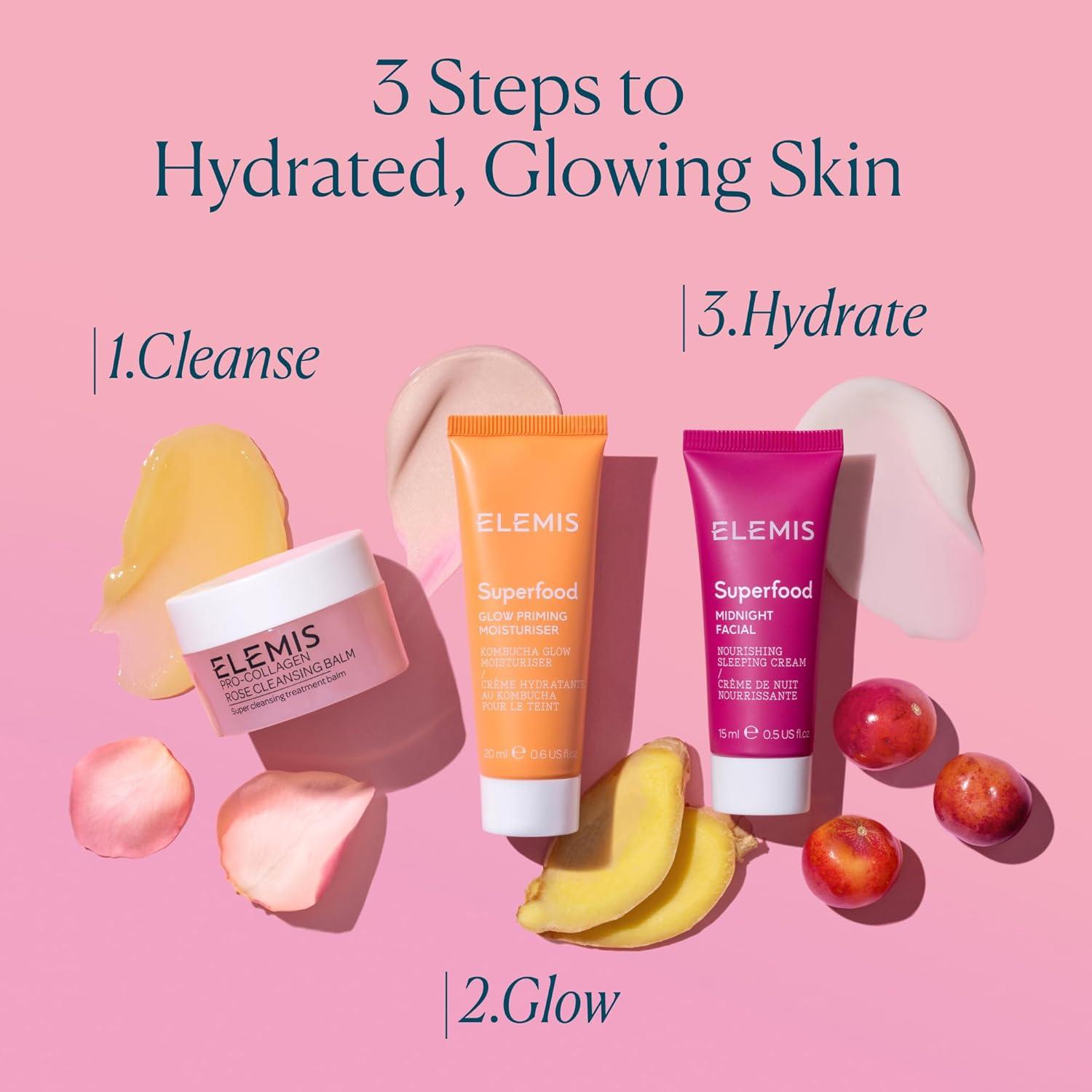 image:imageELEMIS Superfood Midnight Facial Moisturizer Face Cream Hydrating Face Moisturizer for Dry Skin Firming Facial Cream Camu Camu amp Vitamin C Cream05 Fl Oz Pack of 1