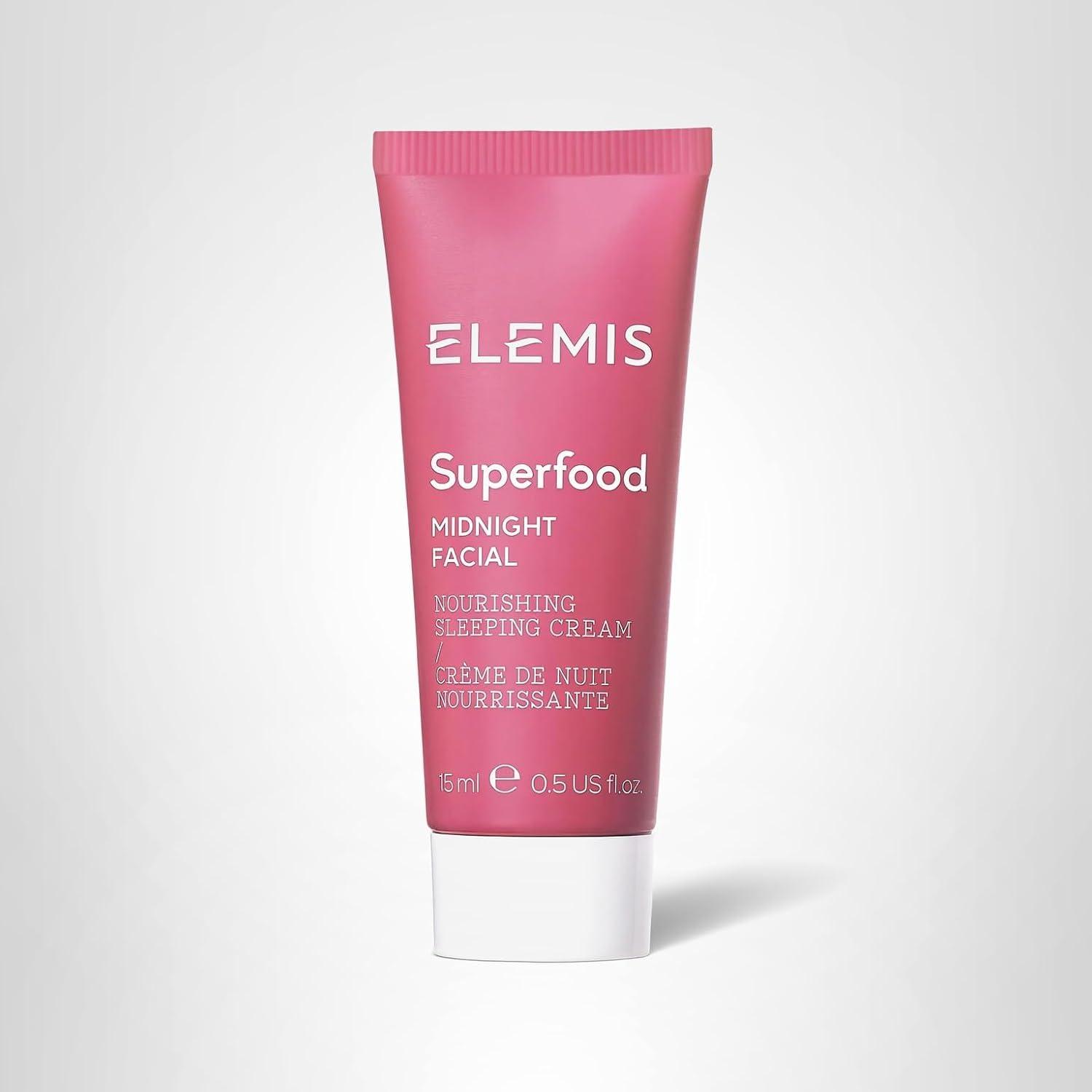 image:imageELEMIS Superfood Midnight Facial Moisturizer Face Cream Hydrating Face Moisturizer for Dry Skin Firming Facial Cream Camu Camu amp Vitamin C Cream05 Fl Oz Pack of 1