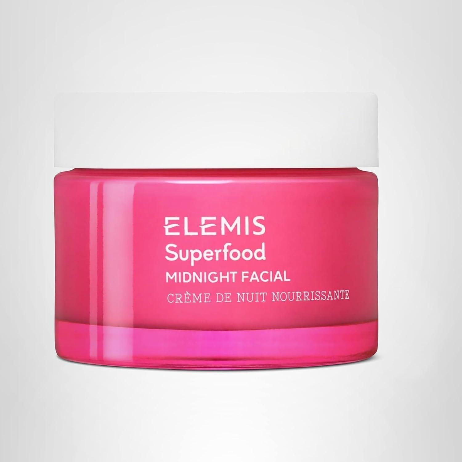 image:imageELEMIS Superfood Midnight Facial Moisturizer Face Cream Hydrating Face Moisturizer for Dry Skin Firming Facial Cream Camu Camu amp Vitamin C Cream169 Fl Oz Pack of 1