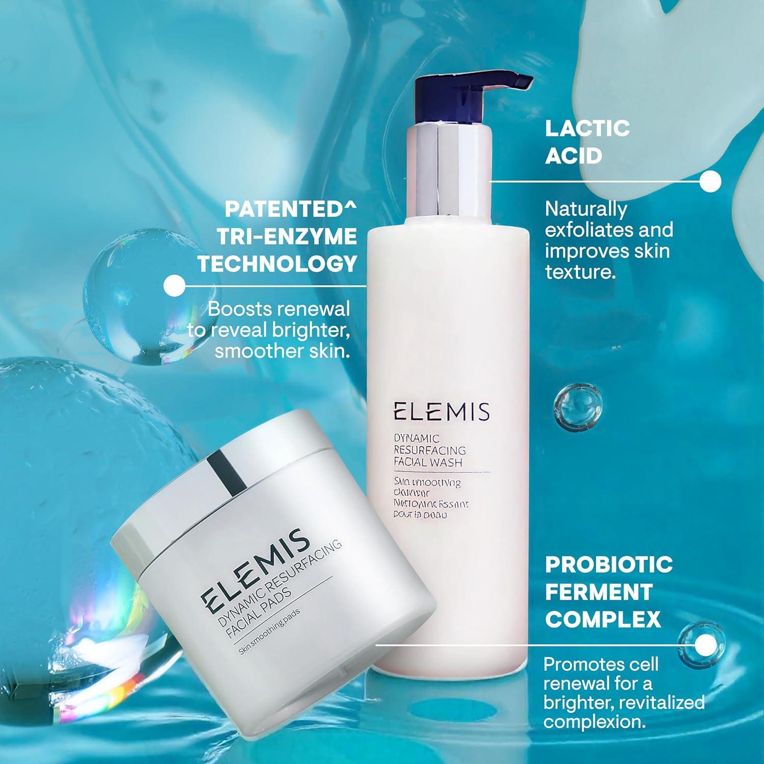 image:imageELEMIS The Dynamic Duo Kit 124 Value EnzymePowered Skin Refining Formulas Daily Gel Cleanser and Exfoliating Facial Pads Kit
