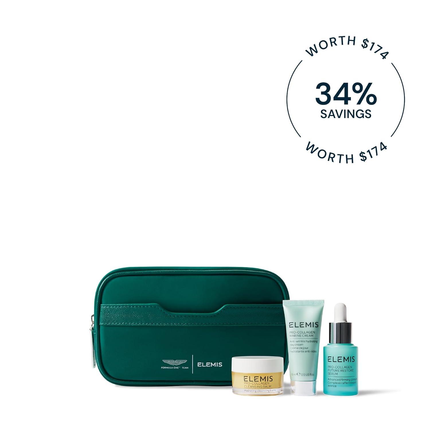 image:imageELEMIS x Aston Martin Formula One Team Iconic Discovery Skincare Collection 175 Value Travel Essentials