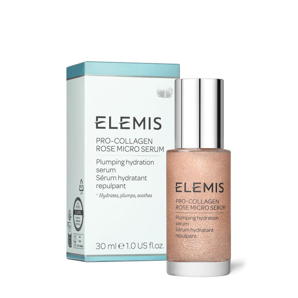 image:imageELEMIS ProCollagen Rose Micro Serum Hydration serum that plumps soothes and nourishes your skin while reducing fine lines amp wrinkles