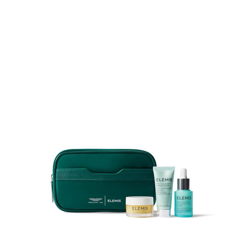 image:imageELEMIS x Aston Martin Formula One Team Iconic Discovery Skincare Collection 175 Value Travel Essentials