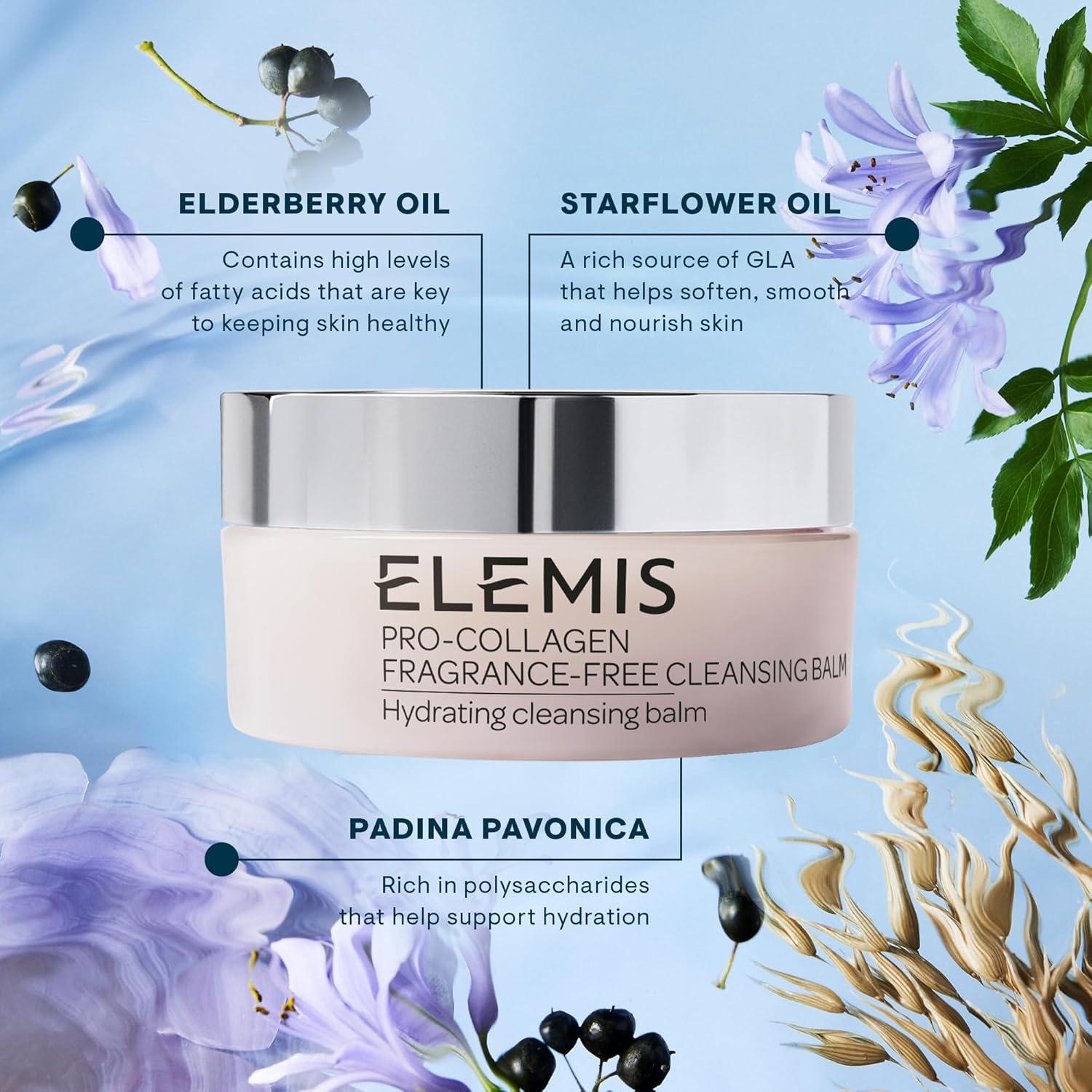 image:imageELEMIS ProCollagen Cleansing Balm Makeup Remover Hydrating Facial Cleanser Oil Cleanser Oil Makeup Remover Deep CleanseFragrance Free
