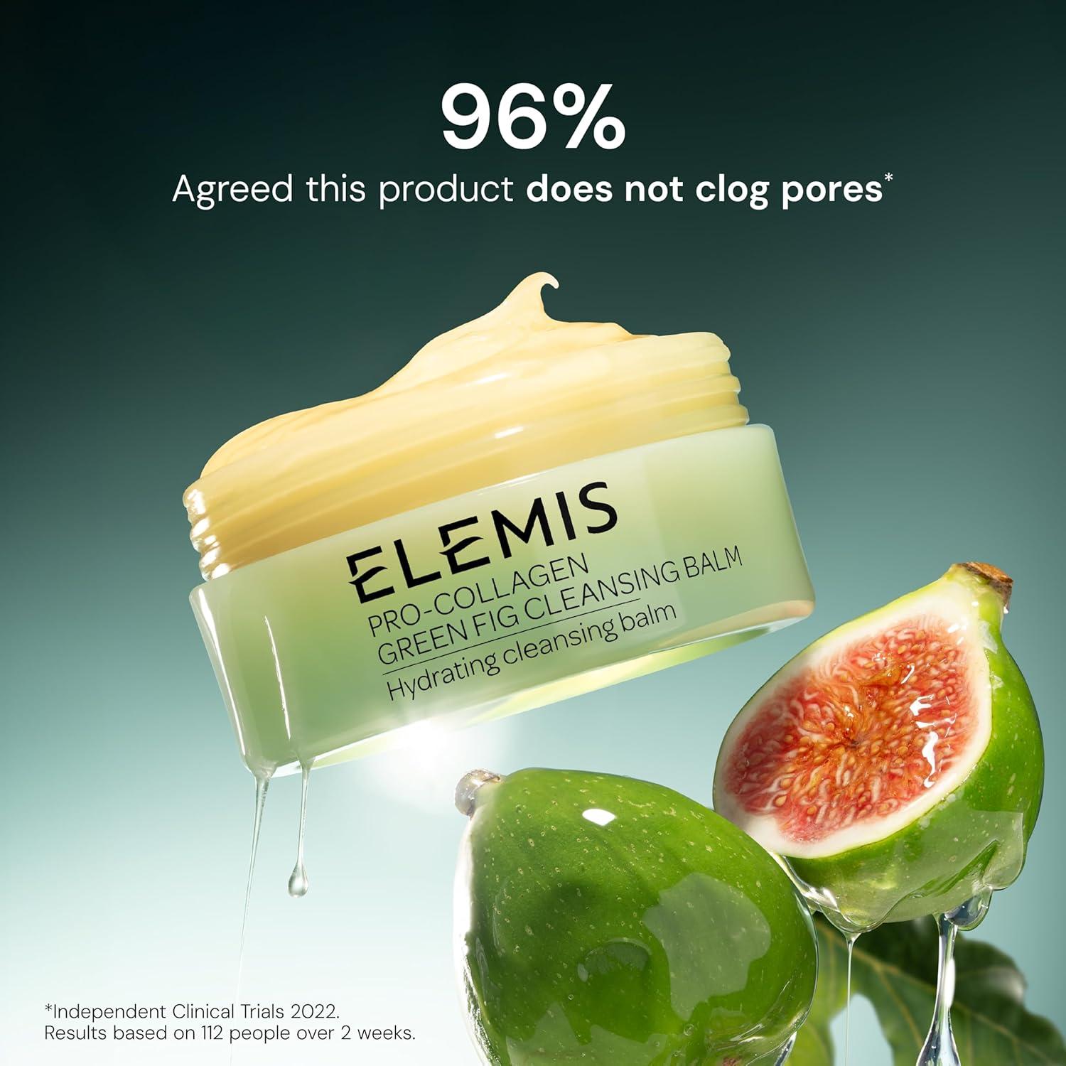 image:imageELEMIS ProCollagen Cleansing Balm Makeup Remover Hydrating Facial Cleanser Oil Cleanser Oil Makeup Remover Deep CleanseGreen Fig