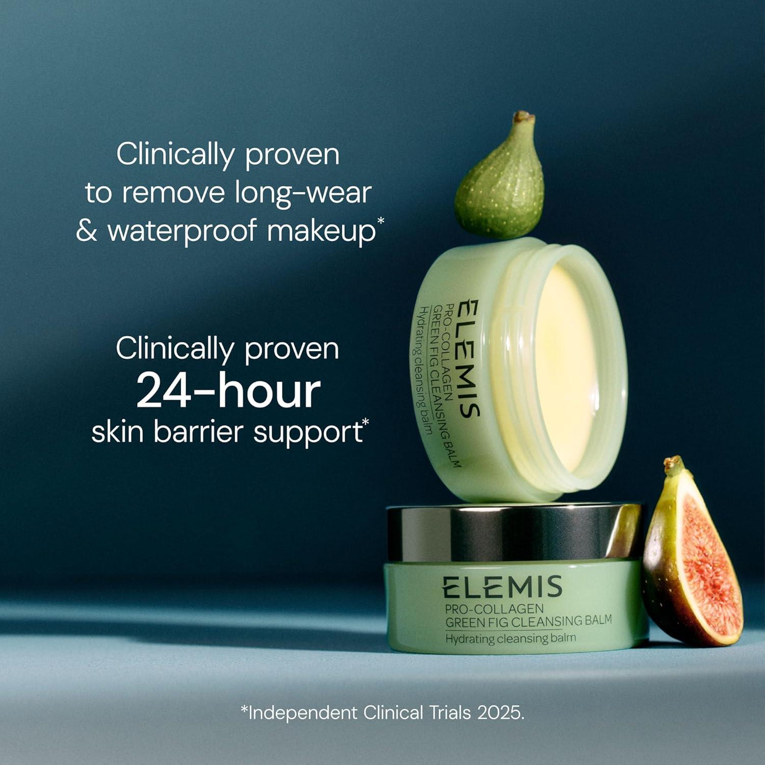 image:imageELEMIS ProCollagen Cleansing Balm Makeup Remover Hydrating Facial Cleanser Oil Cleanser Oil Makeup Remover Deep CleanseGreen Fig