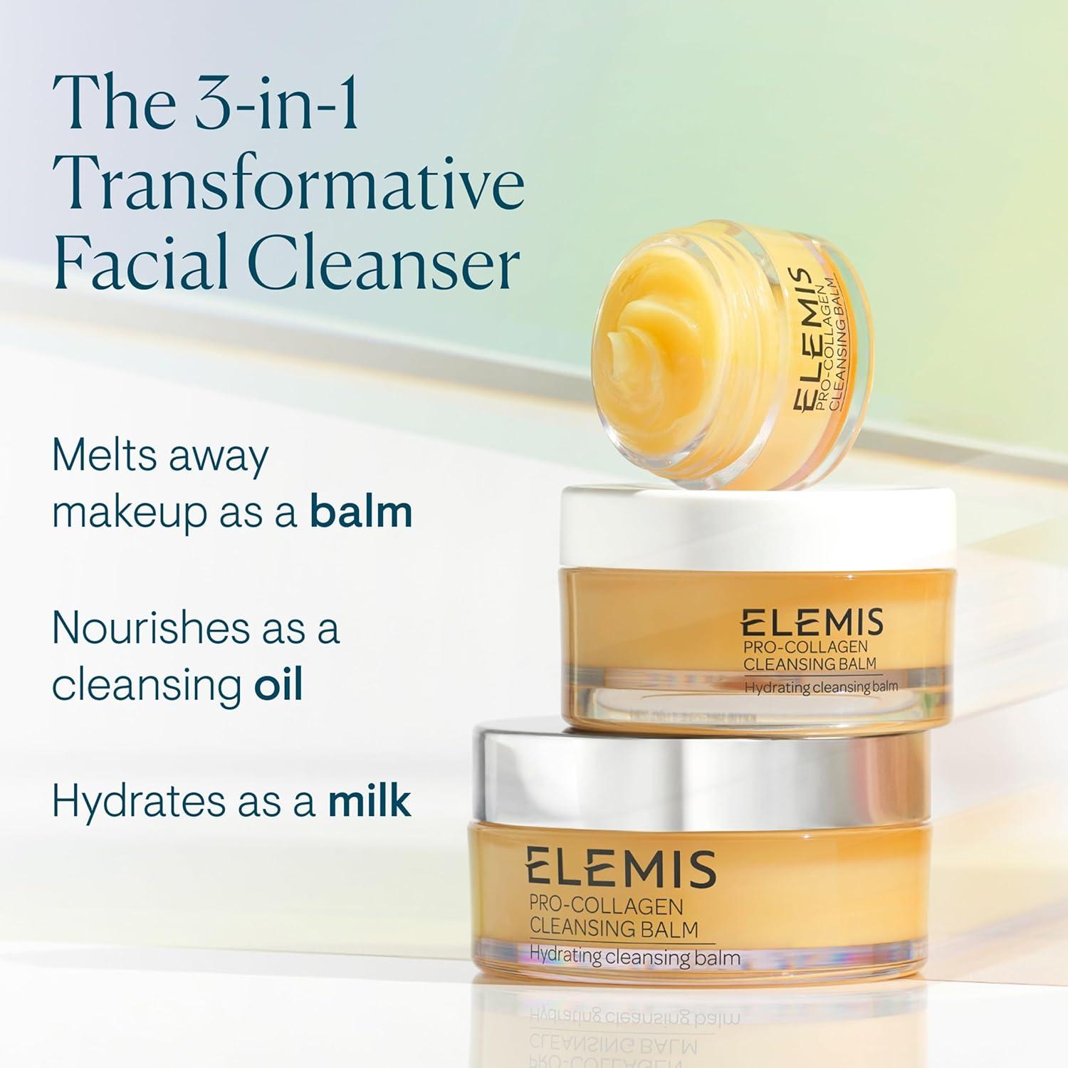 image:imageELEMIS ProCollagen Cleansing Balm Makeup Remover Hydrating Facial Cleanser Oil Cleanser Oil Makeup Remover Deep CleanseOriginal New