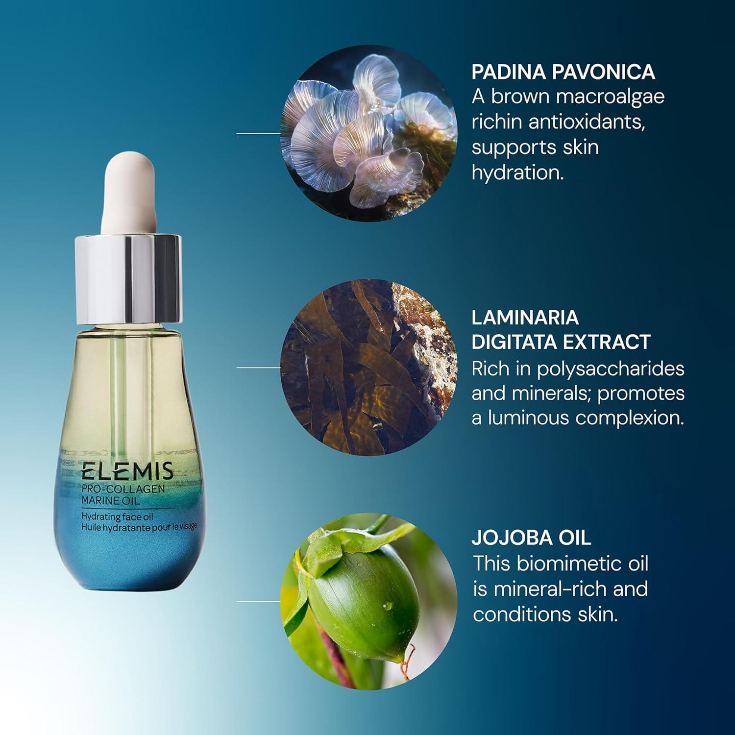 image:imageELEMIS ProCollagen Marine Oil 15ml Lightweight Face Oil To Hydrate Nourish amp Improve Skin Texture