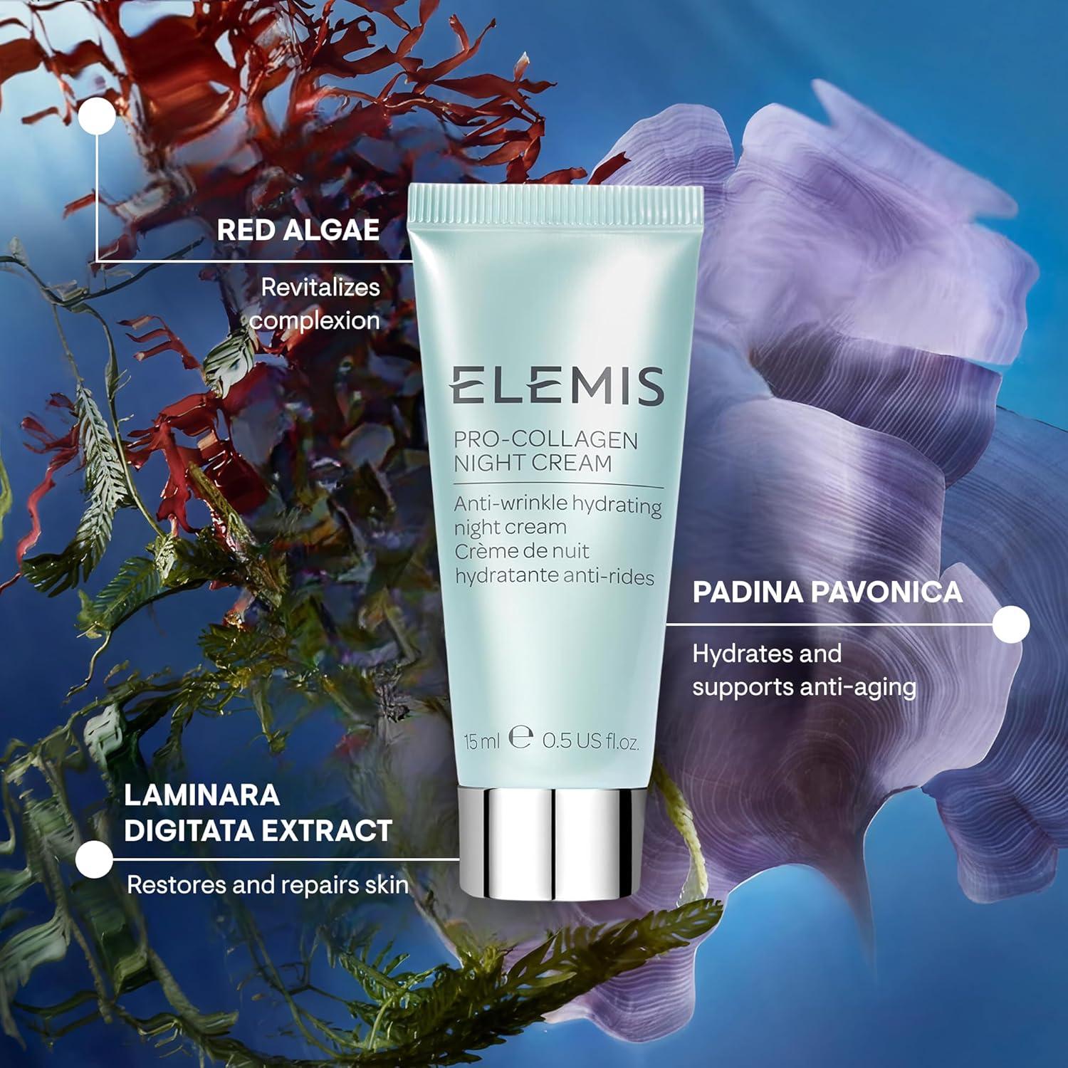 image:imageELEMIS ProCollagen Night Cream for Face Ultra Rich Nightly Facial Moisturizer23 Gram Pack of 1
