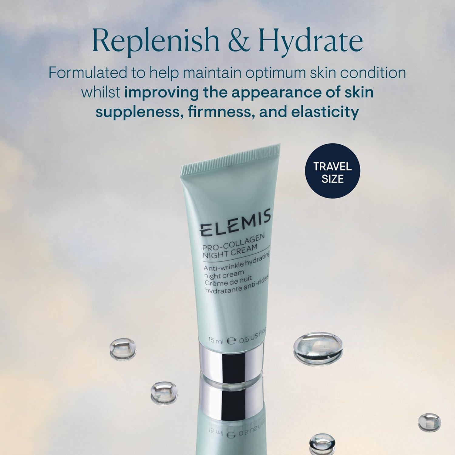 image:imageELEMIS ProCollagen Night Cream for Face Ultra Rich Nightly Facial Moisturizer23 Gram Pack of 1
