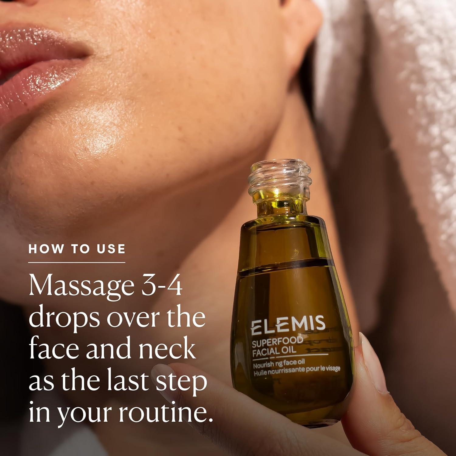 image:imageELEMIS Superfood Facial Oil AntioxidantRich Nourishing Serum RadianceEnhancing Lightweight Skin Elixir Hydration Booster NonGreasy Botanical Blend 15ml05 Fl Oz Pack of 1