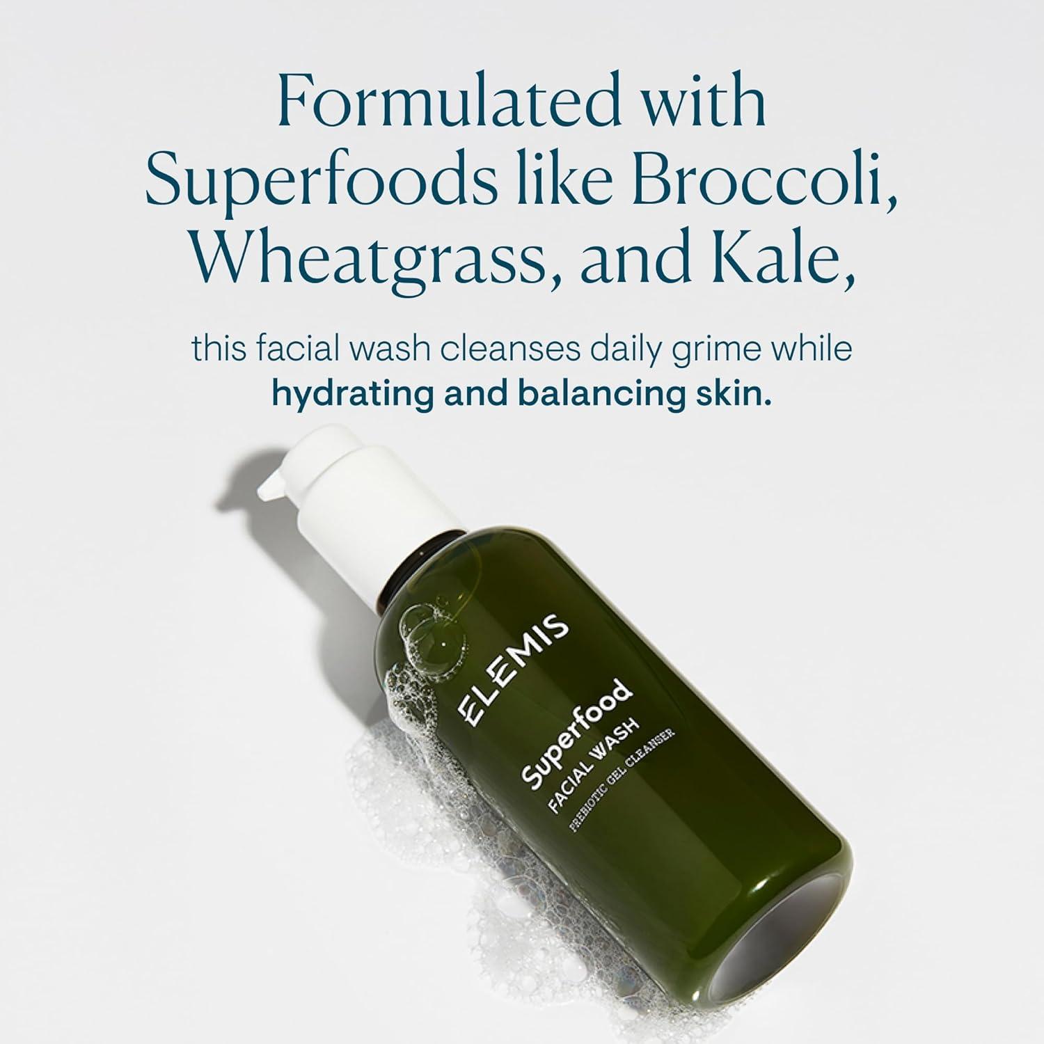 image:imageELEMIS Superfood Facial Wash Revitalizing Daily Prebiotic Gel Wash Gently Cleanses Nourishes and Balances Skin for a Fresh Glowing Complexion67 Fl Oz Pack of 1