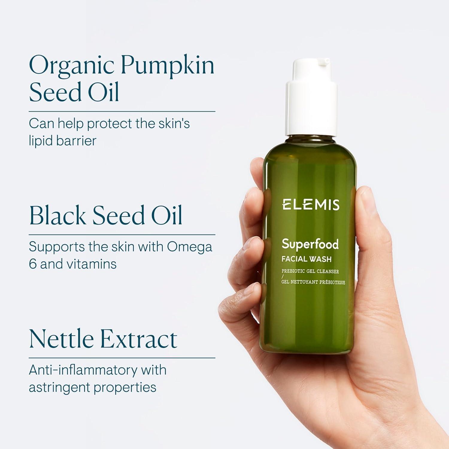 image:imageELEMIS Superfood Facial Wash Revitalizing Daily Prebiotic Gel Wash Gently Cleanses Nourishes and Balances Skin for a Fresh Glowing Complexion67 Fl Oz Pack of 1