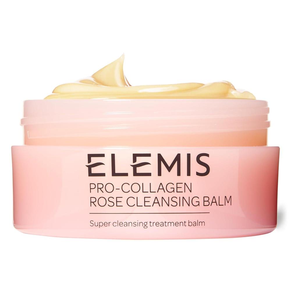 image:imageELEMIS ProCollagen Cleansing Balm Makeup Remover Hydrating Facial Cleanser Oil Cleanser Oil Makeup Remover Deep CleanseRose