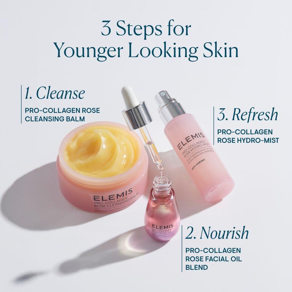 image:imageELEMIS ProCollagen Rose Facial Oil Blend Lightweight Daily Facial Oil Soothes Nourishes and Smoothes Skin for a Radiant Fresh Complexion 15 mL05 Fl Oz Pack of 1