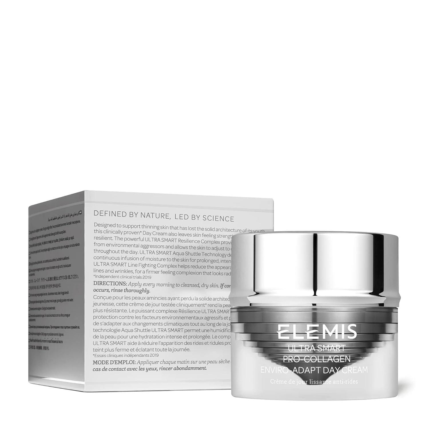 image:imageELEMIS Ultra Smart ProCollagen Day Cream Deeply Hydrates Protects and Softens Skin for a Younger FirmerLooking Complexion 50 mL