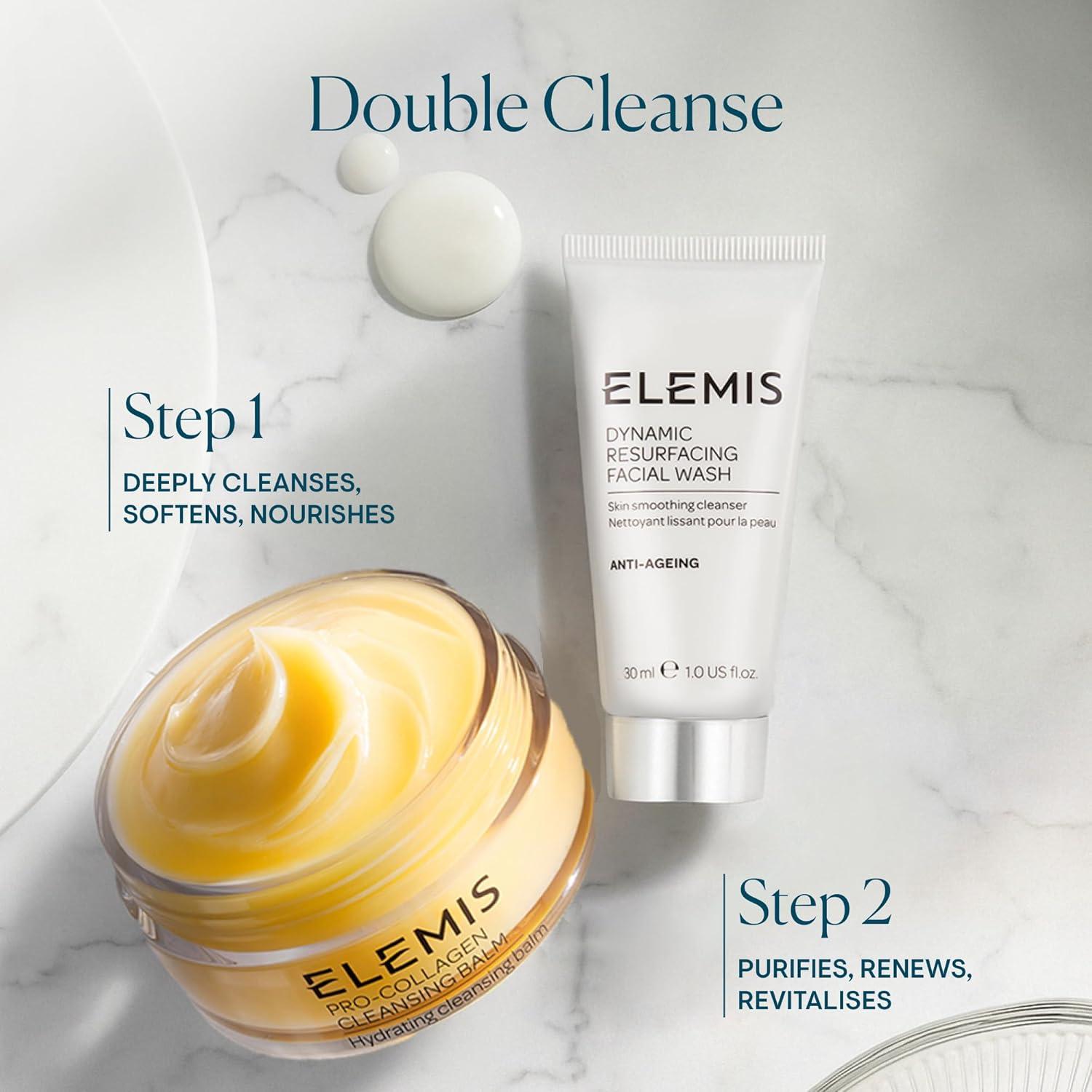 image:imageELEMIS Dynamic Resurfacing Facial Wash Gentle Travel Size Daily Gel Cleanser EnzymePowered Skin Refining Formula Sensitive Skin Friendly 30ml