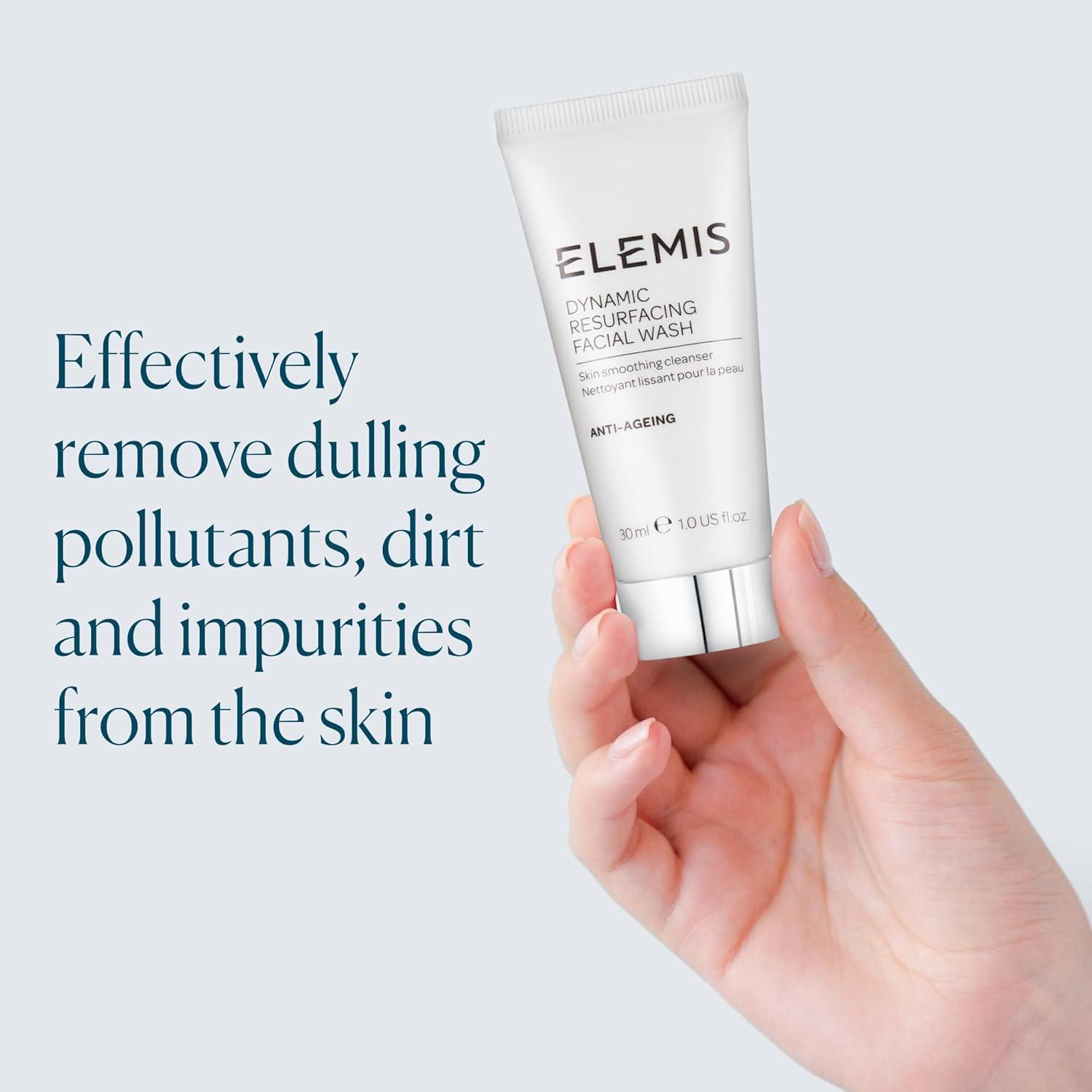 image:imageELEMIS Dynamic Resurfacing Facial Wash Gentle Travel Size Daily Gel Cleanser EnzymePowered Skin Refining Formula Sensitive Skin Friendly 30ml