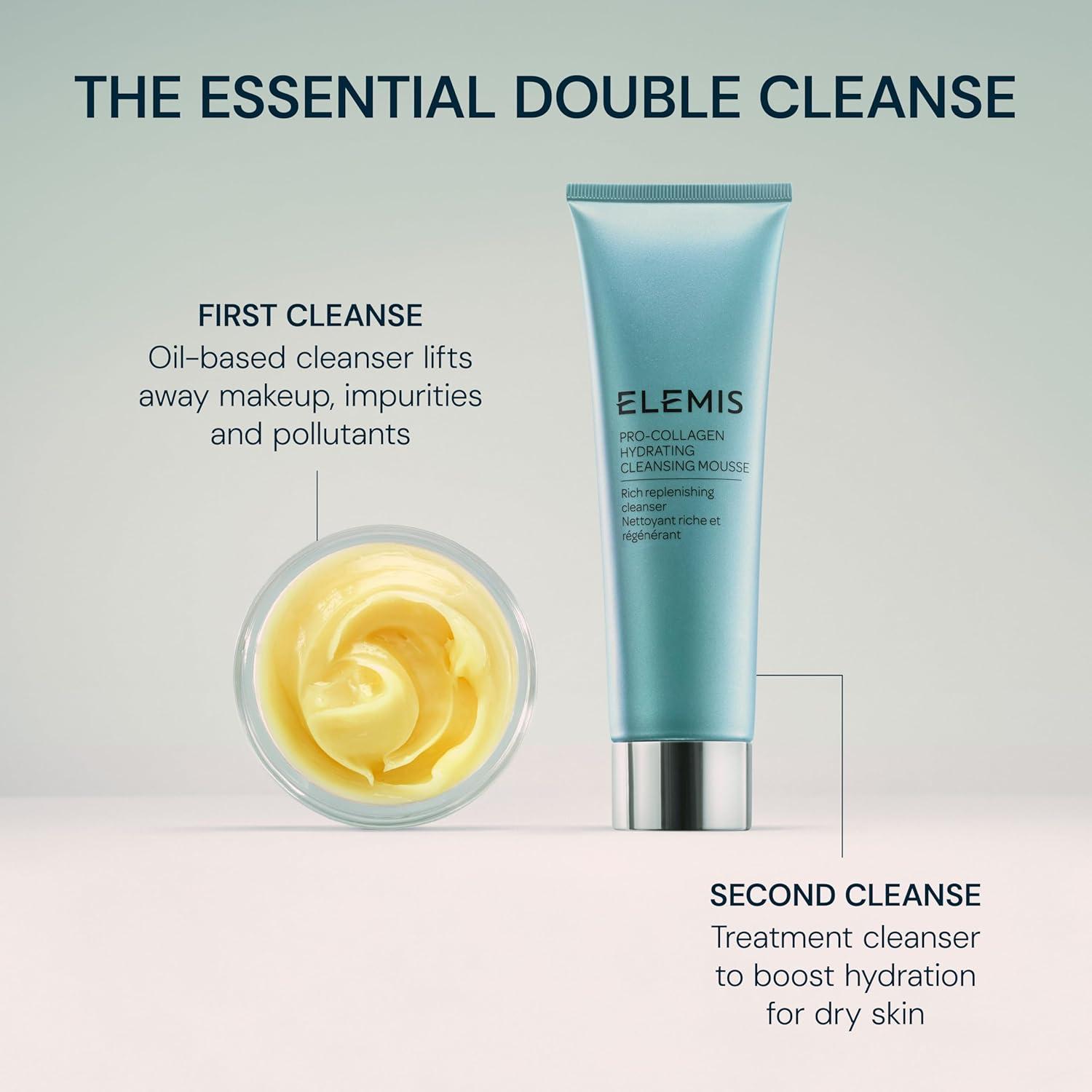 image:imageELEMIS ProCollagen Cleansing Balm 3in1 Facial Cleanser for All Skin Types Daily Skincare to Soften Deep Cleanse amp Hydrate Makeup Remover