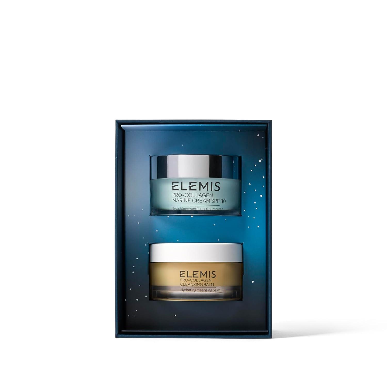 image:imageELEMIS ProCollagen North Stars Cleansing Balm amp Marine Cream SPF 30 AntiAging Skincare Duo Hydrating Face Cleanser amp Moisturizer Luxury Gift Set