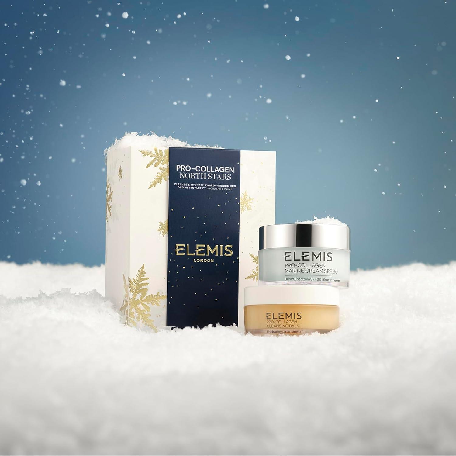 image:imageELEMIS ProCollagen North Stars Cleansing Balm amp Marine Cream SPF 30 AntiAging Skincare Duo Hydrating Face Cleanser amp Moisturizer Luxury Gift Set