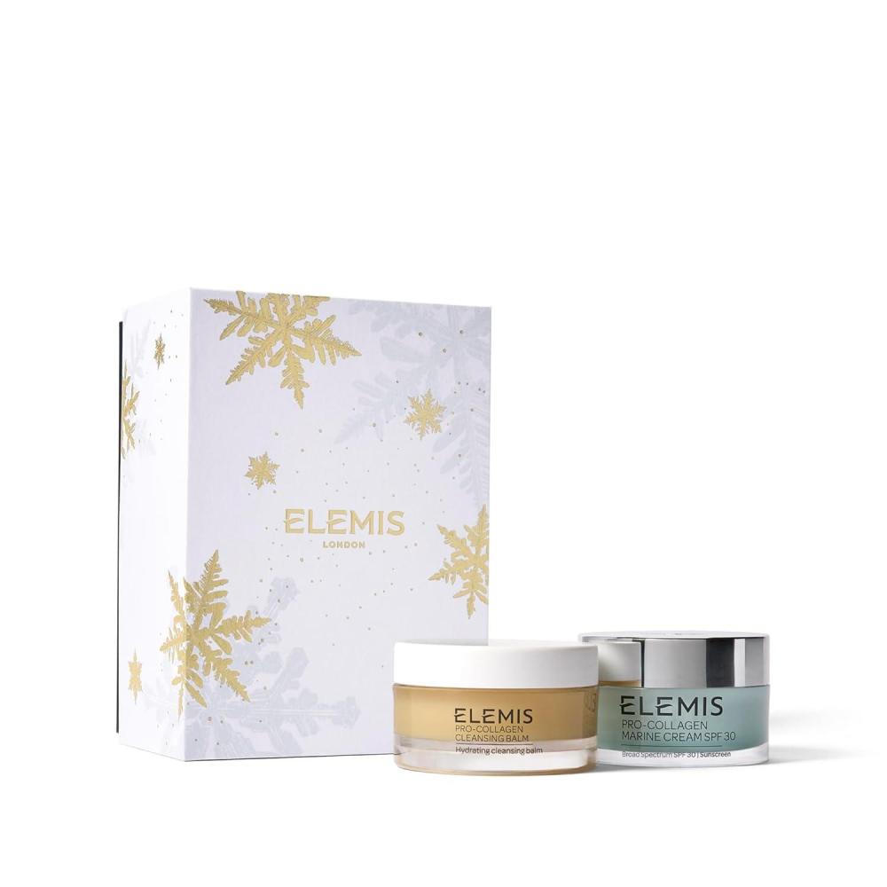 image:imageELEMIS ProCollagen North Stars Cleansing Balm amp Marine Cream SPF 30 AntiAging Skincare Duo Hydrating Face Cleanser amp Moisturizer Luxury Gift Set