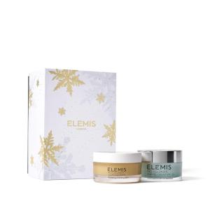 ELEMIS Pro-Collagen North Stars | Cleansing Balm & Marine Cream SPF 30 | Anti-Aging Skincare Duo, Hydrating Face Cleanser & Moisturizer Luxury Gift Set
