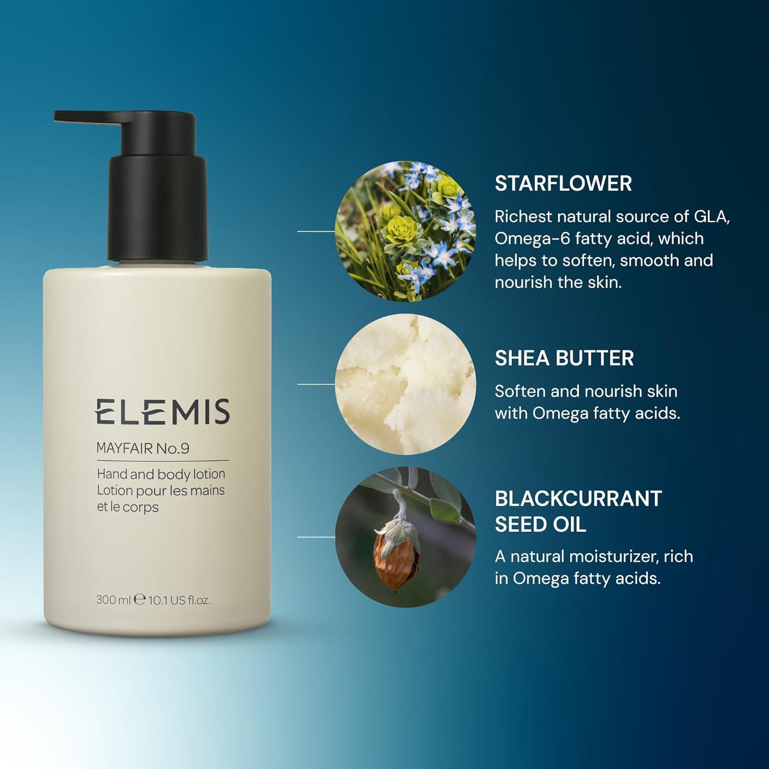 image:imageELEMIS Mayfair No9 Hand amp Body Lotion Lightweight Formula Hydrates Softens and Moisturizes Skin with Sustainable Shea Butter and Borage Oil1 Fl Oz Pack of 1