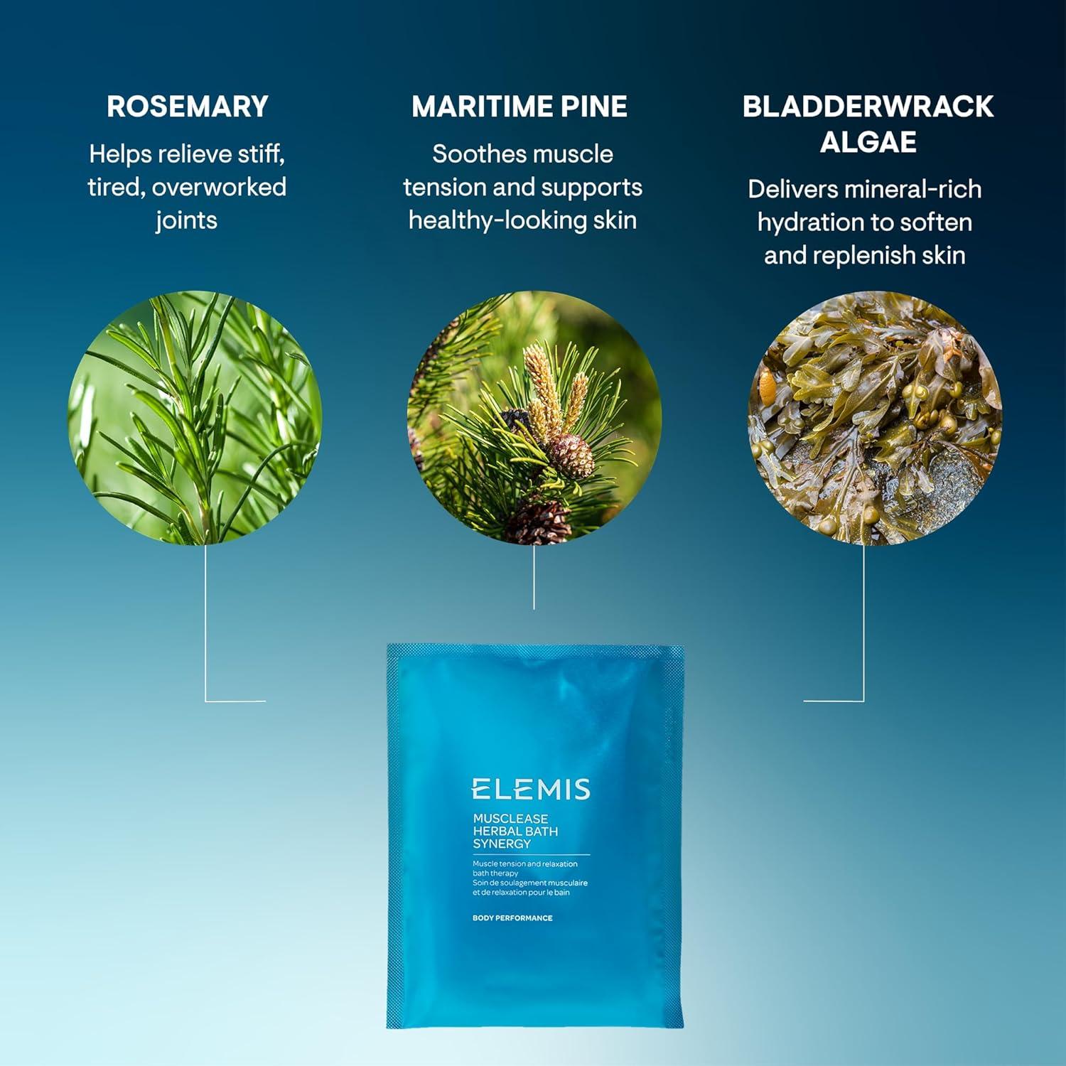 image:imageELEMIS Musclease Herbal Bath Synergy 10 Pack Muscle Relief Therapy Soak To Ease Tension amp Promote Recovery