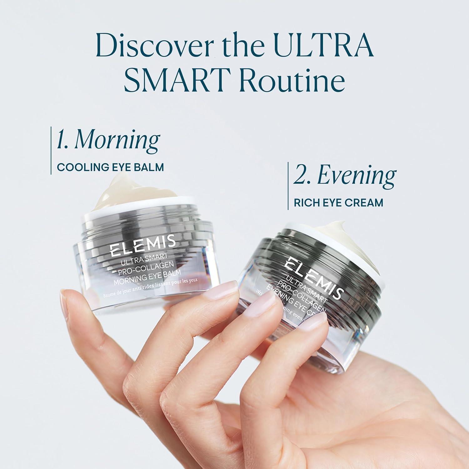 image:imageELEMIS ULTRA SMART ProCollagen Eye Duo 10ml AntiAging Day amp Night Eye Cream for Firming amp Smoothing