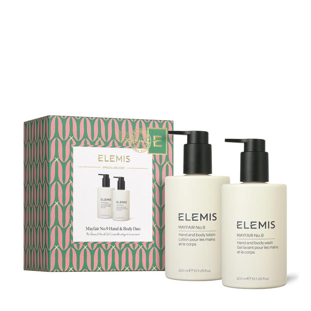 image:imageELEMIS Mayfair No9 Hand amp Body Lotion Lightweight Formula Hydrates Softens and Moisturizes Skin with Sustainable Shea Butter and Borage OilMayfair No9 Hand and Body Duo